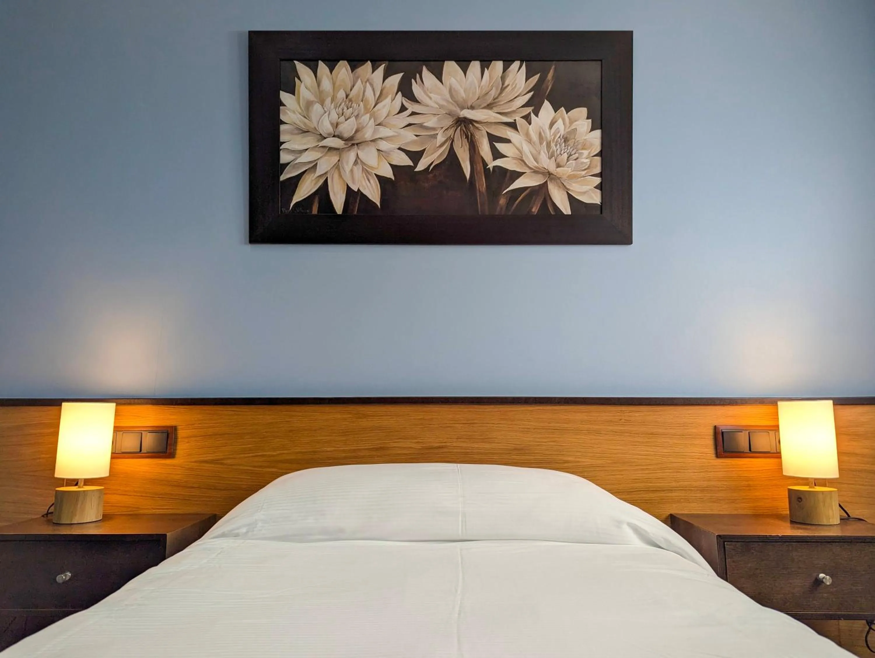 Bed in Hotel Apartamento Marouco