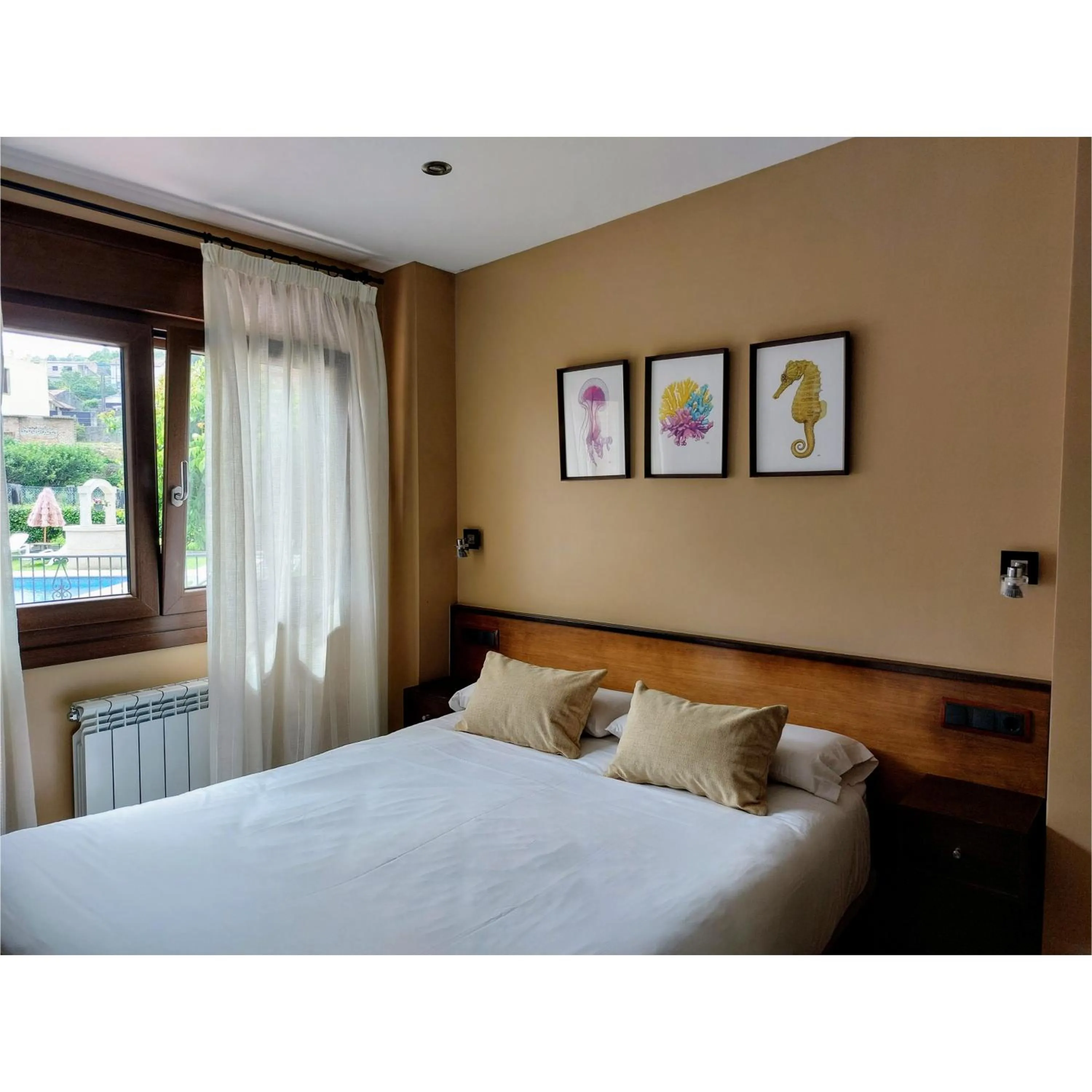 Bed in Hotel Apartamento Marouco