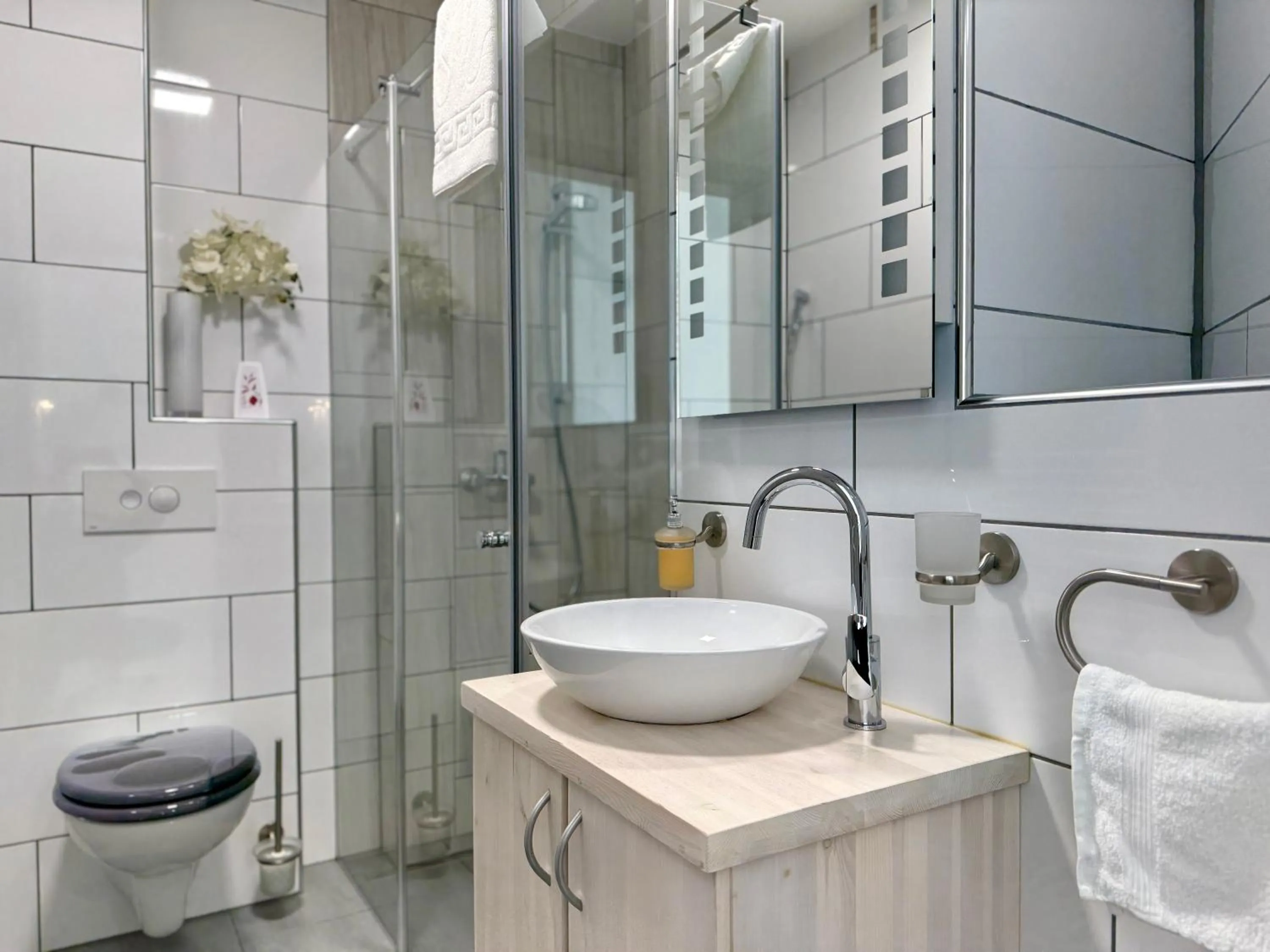 Shower in Guest house Kobal