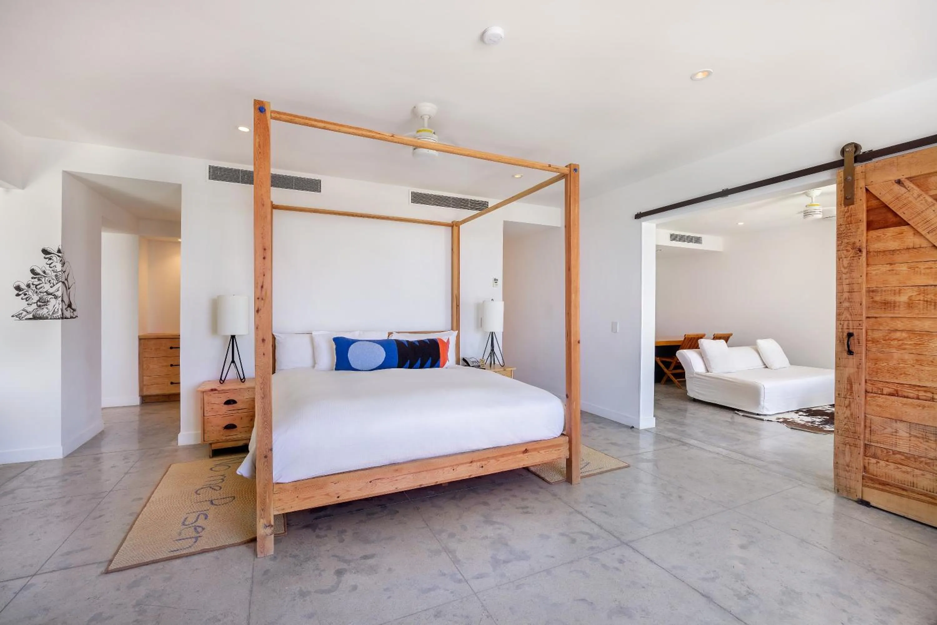 Bed in Hotel El Ganzo - Adults Only