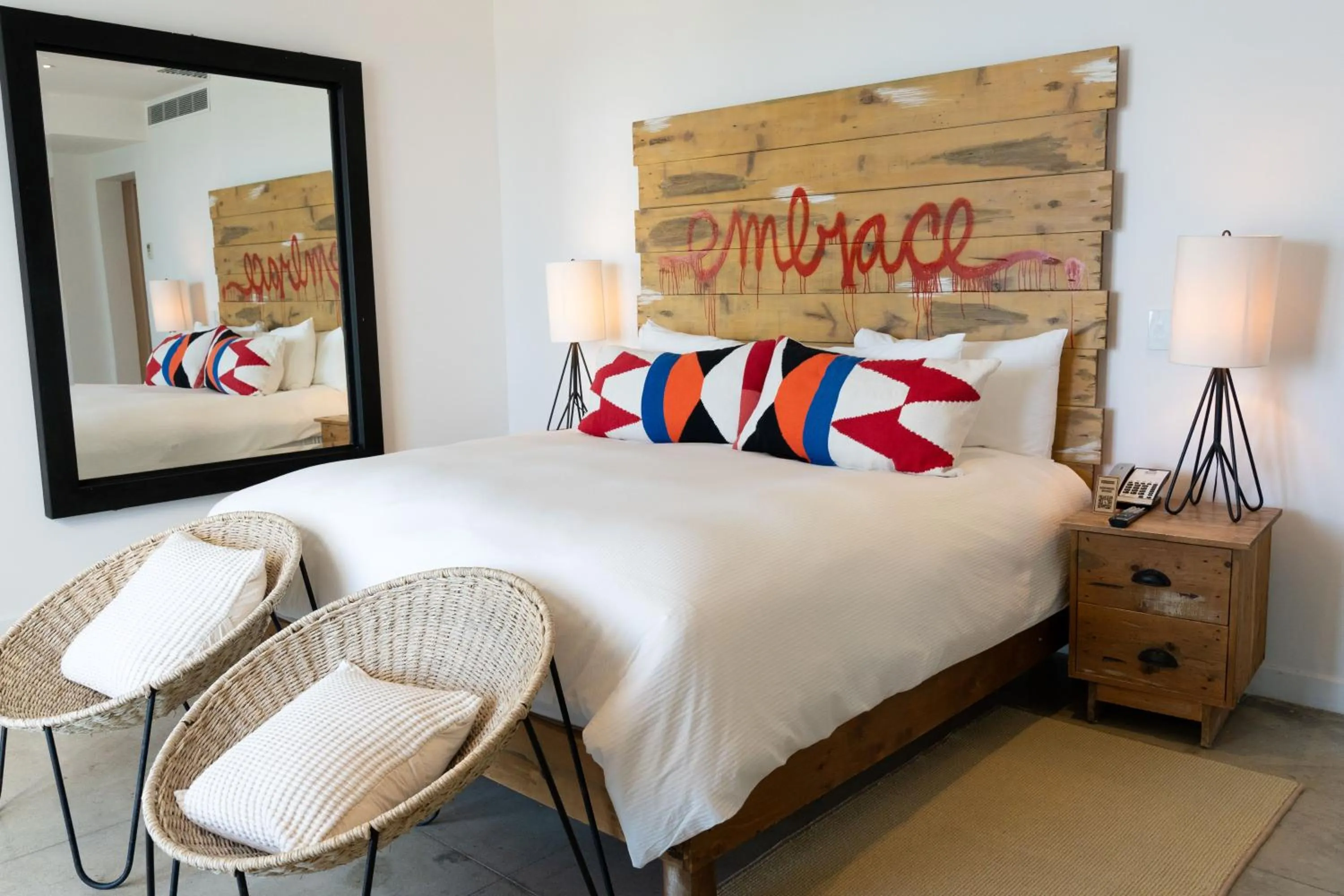 Bed in Hotel El Ganzo - Adults Only