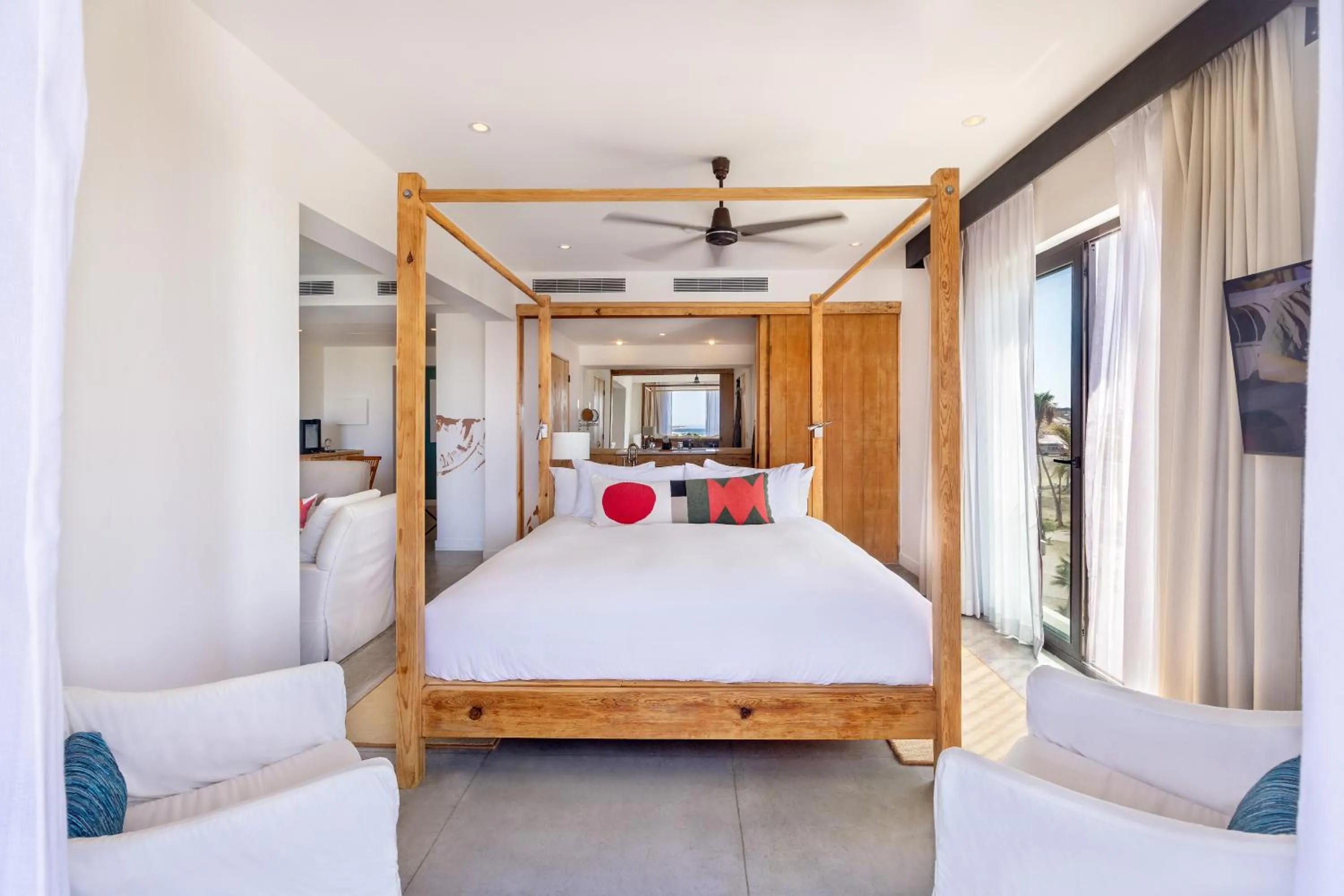 Bed in Hotel El Ganzo - Adults Only