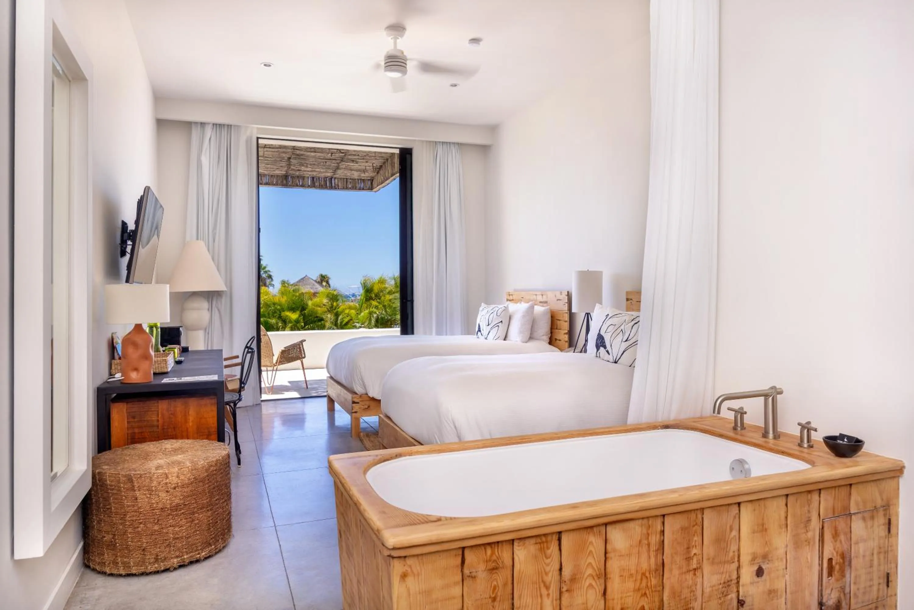 Bed in Hotel El Ganzo - Adults Only