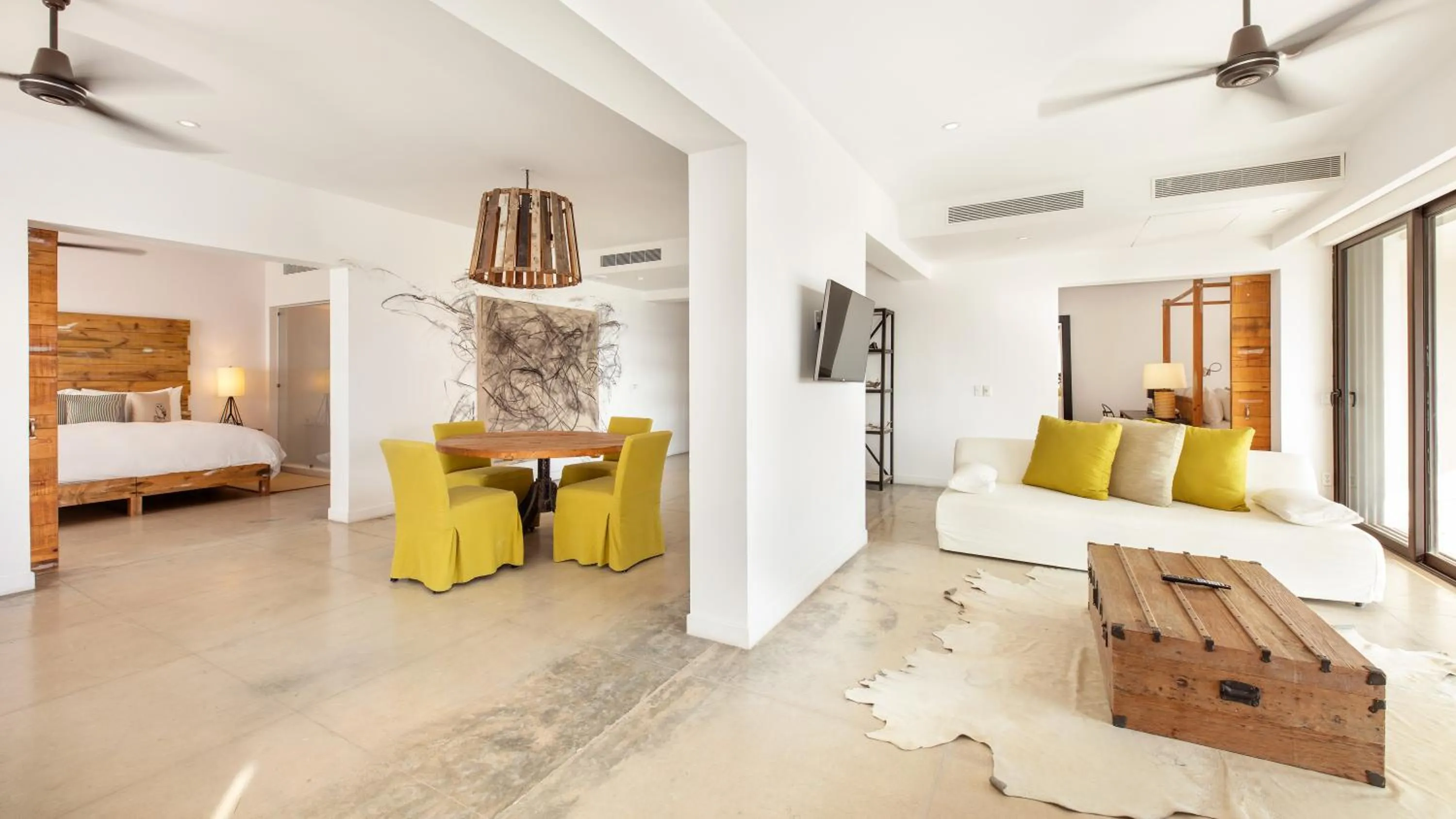 Bed in Hotel El Ganzo - Adults Only