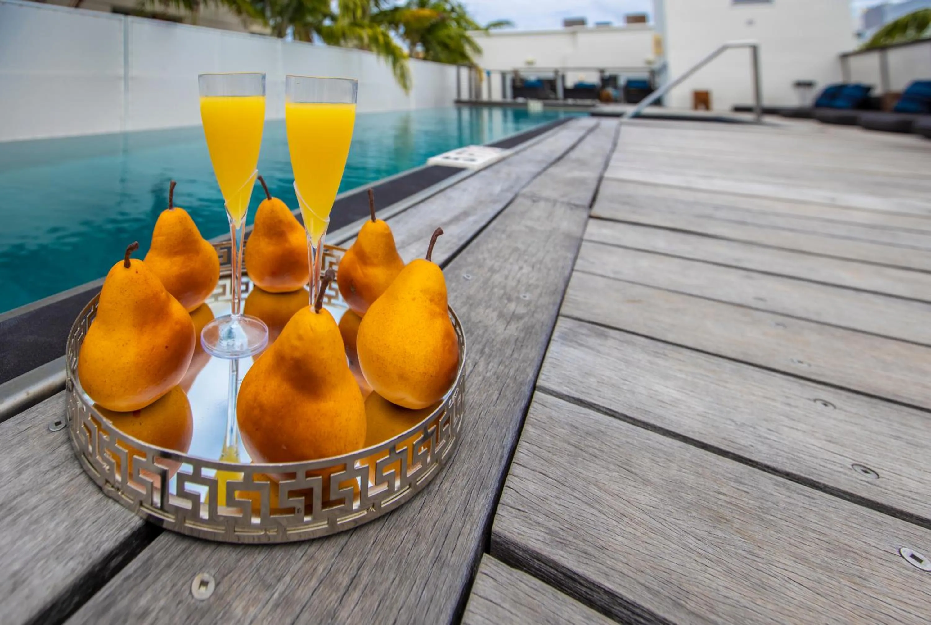 Swimming pool in Posh South Beach