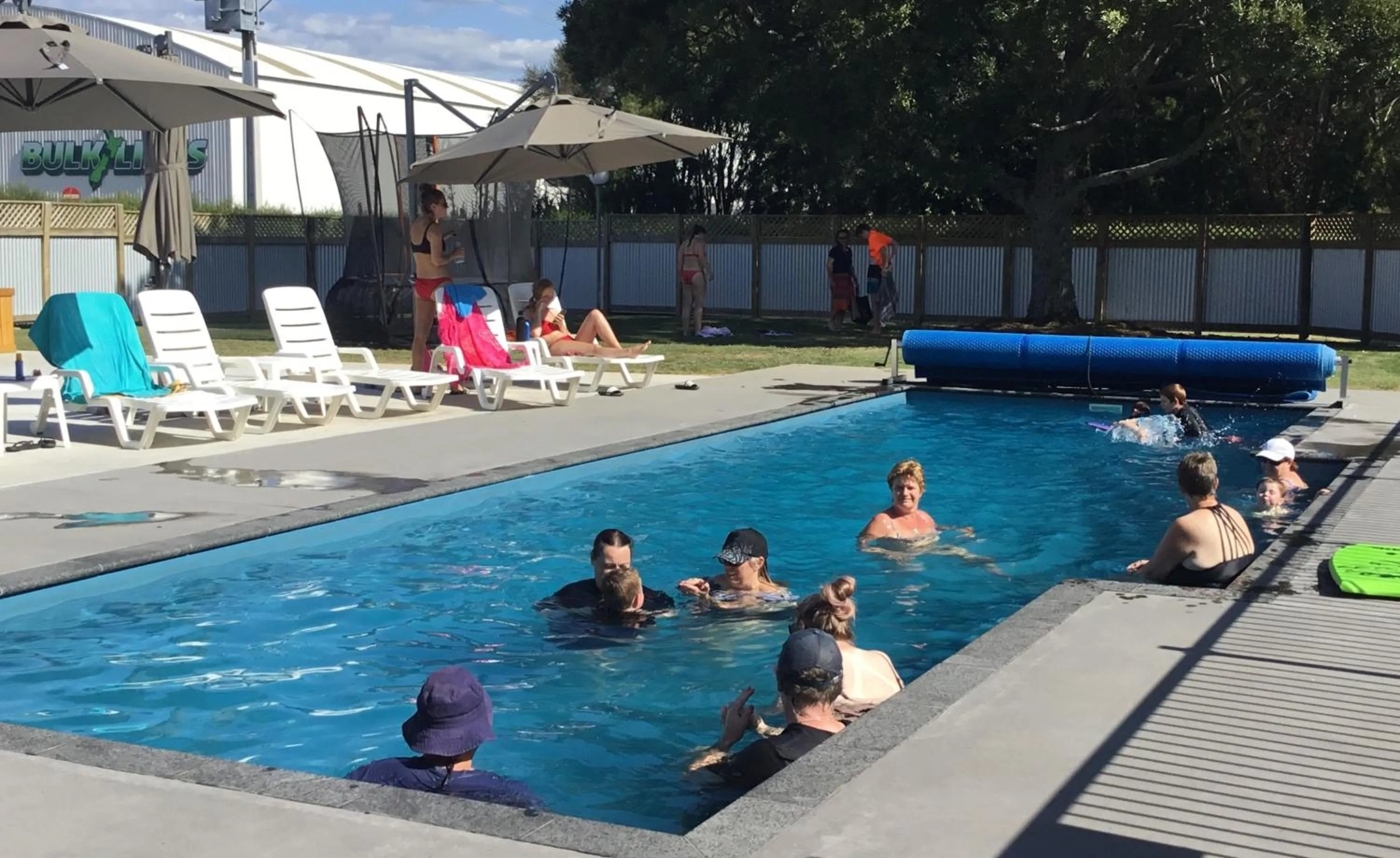 Swimming pool in Otorohanga Kiwi Holiday Park