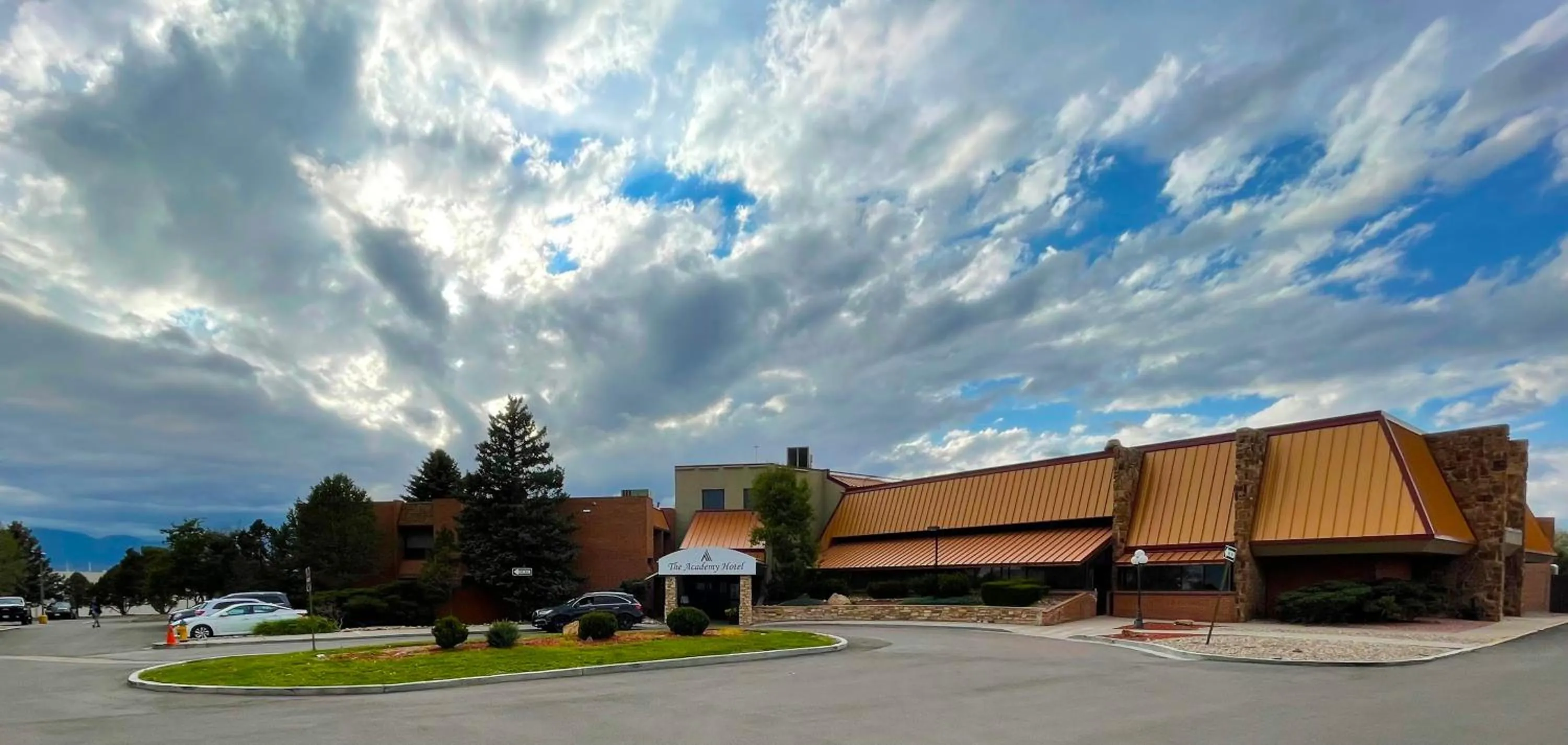 Property building in The Academy Hotel Colorado Springs