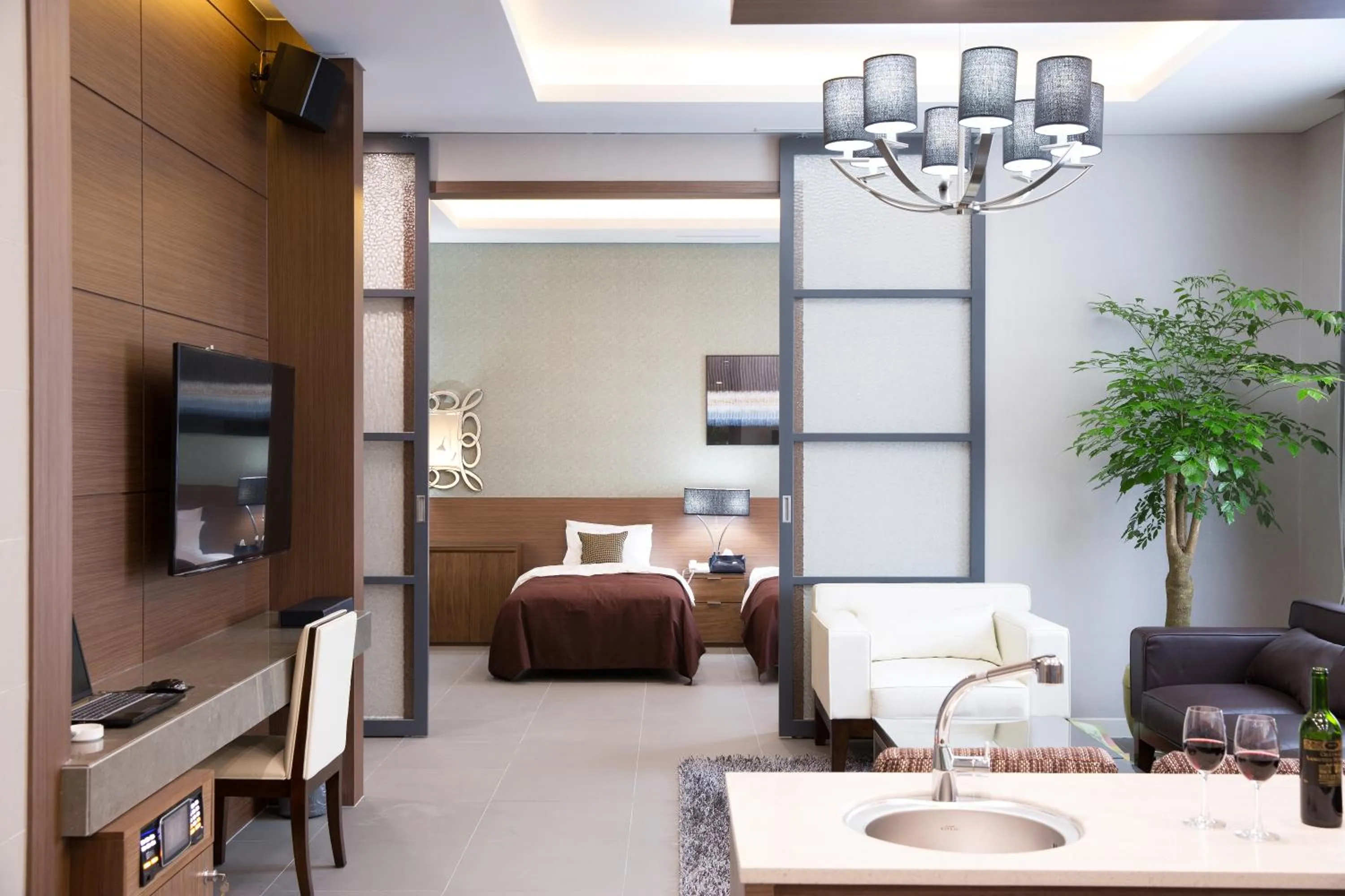 Bed in Hotel Mate Bundang