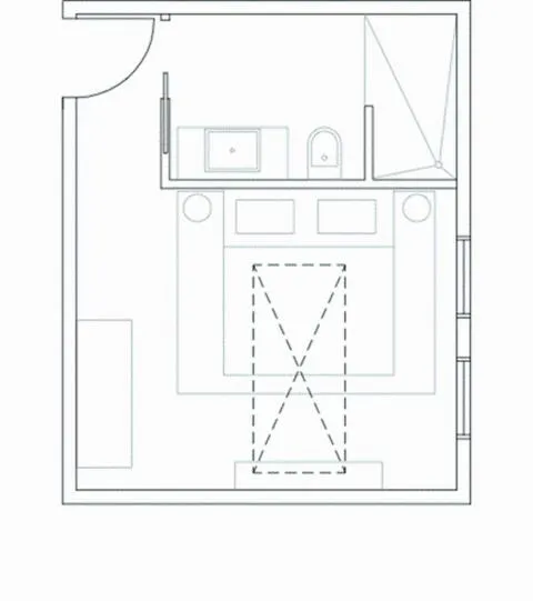 Floor plan in The Oyster Inn