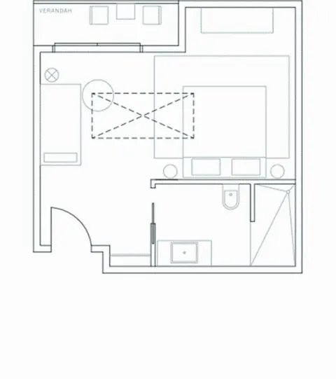 Floor plan in The Oyster Inn