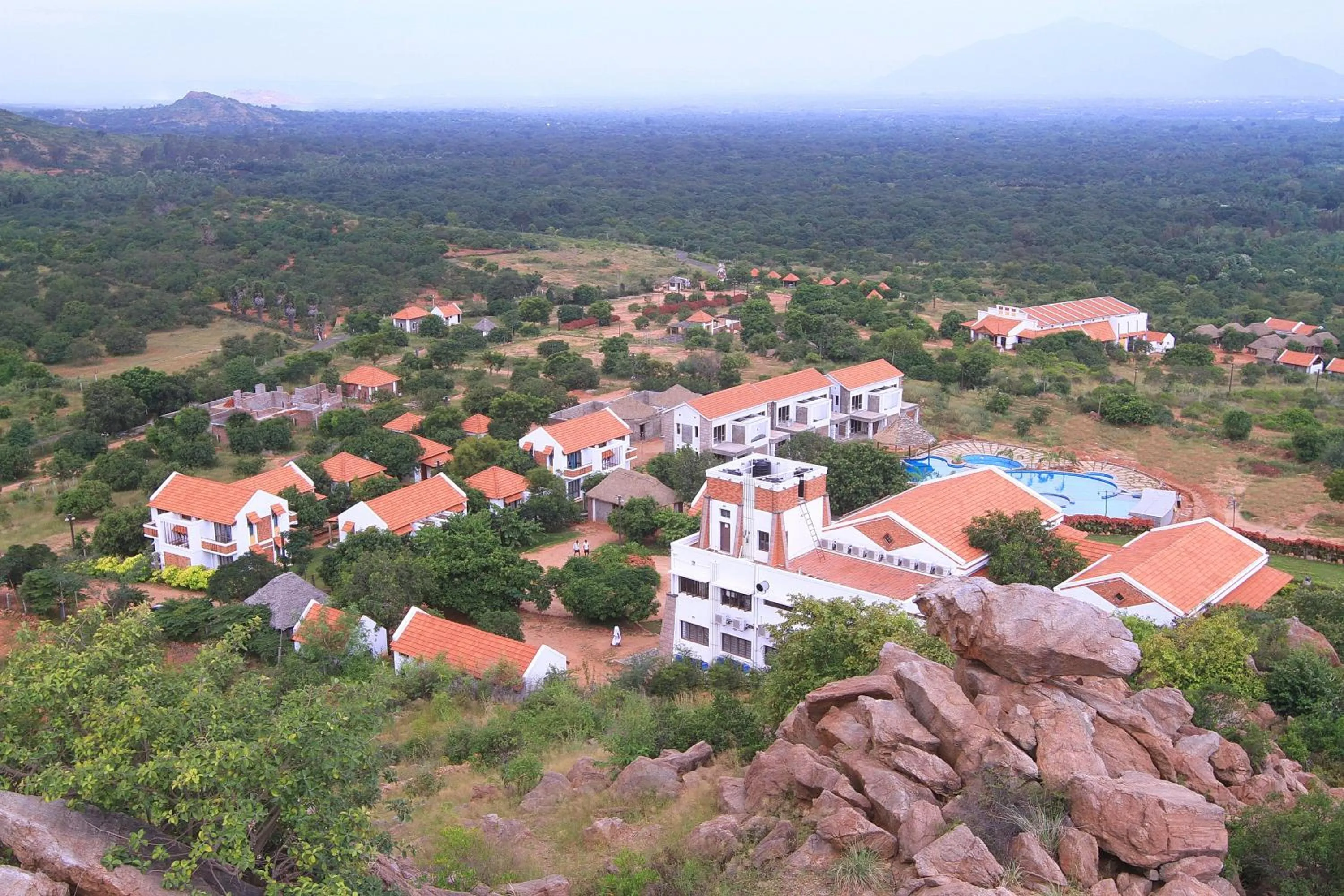 Bird's eye view in Kadambavanam Ethnic Village Resort