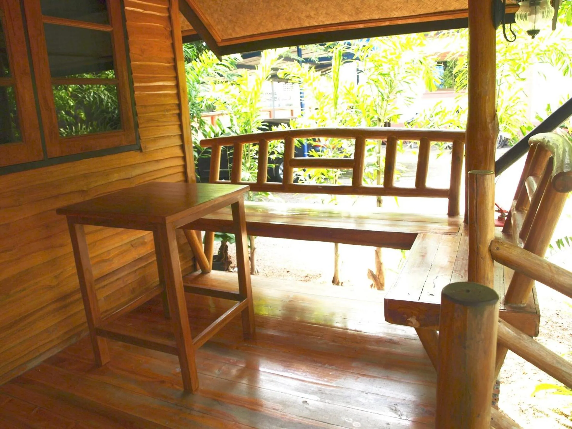 Balcony/Terrace in Suandarbporn Resort Mae Sot