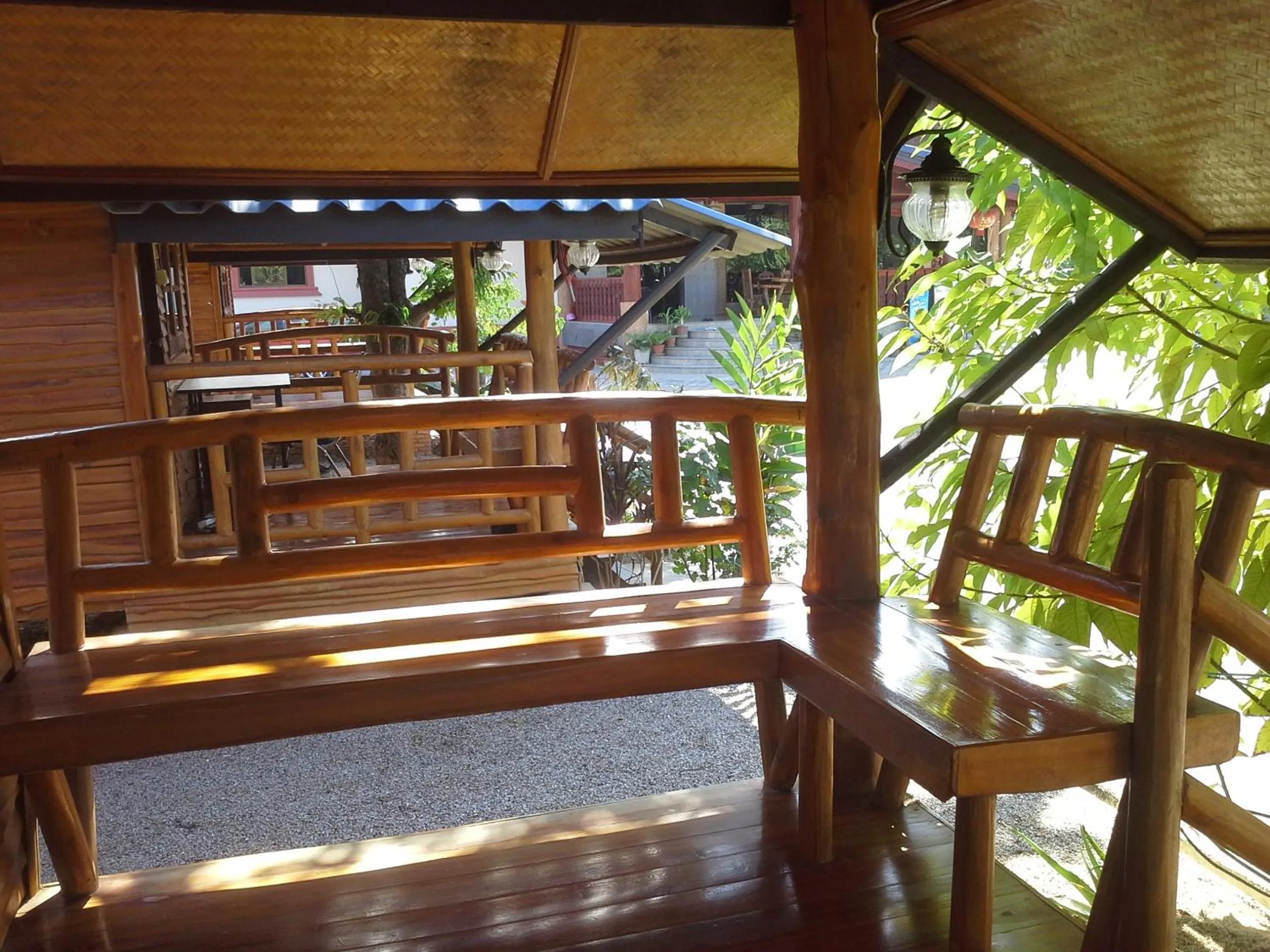 Balcony/Terrace in Suandarbporn Resort Mae Sot