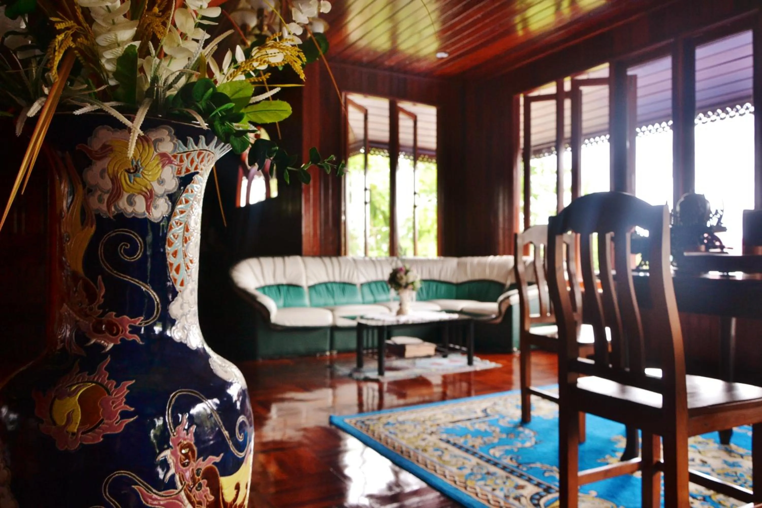 Balcony/Terrace in Suandarbporn Resort Mae Sot