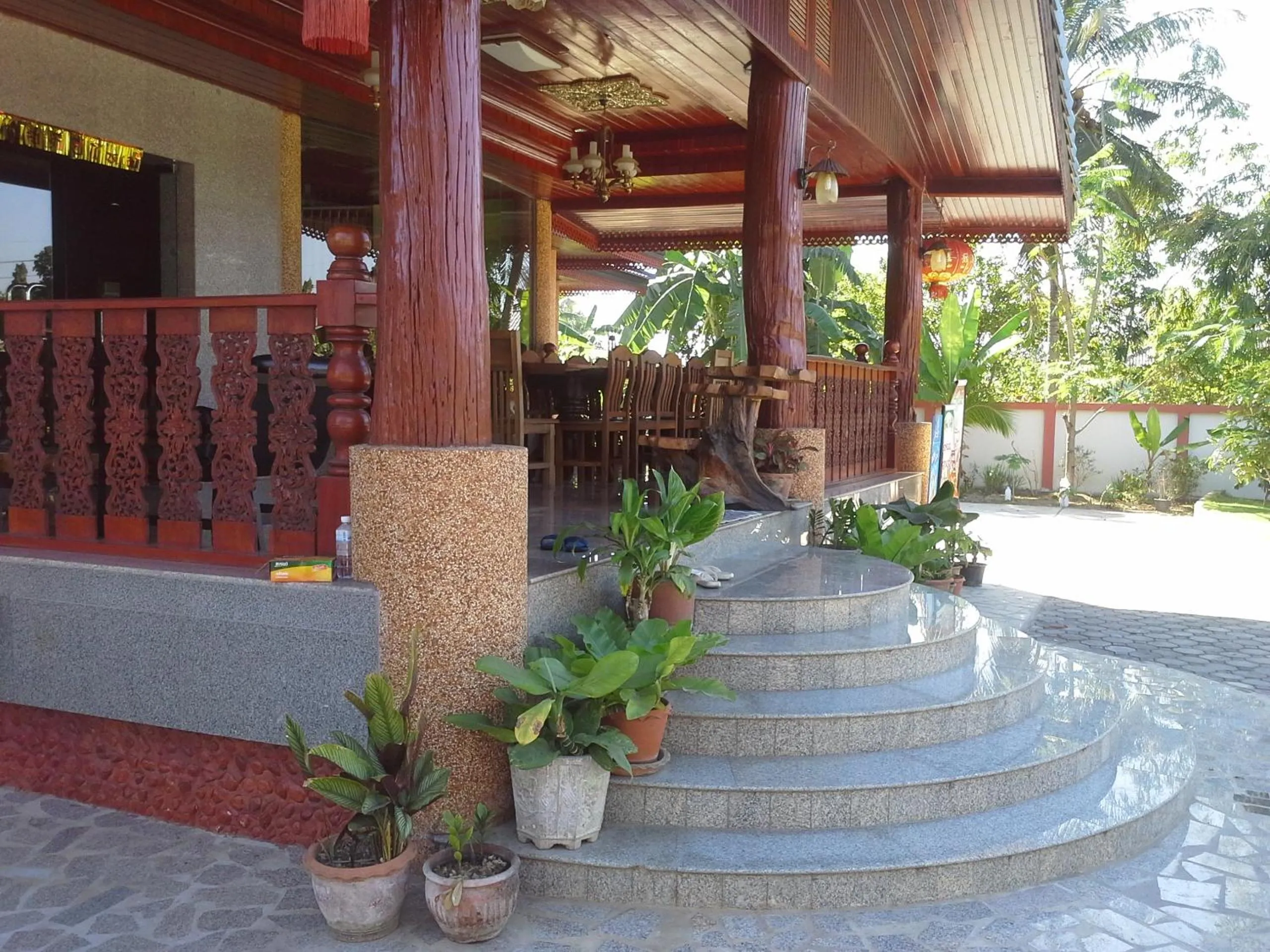 Balcony/Terrace in Suandarbporn Resort Mae Sot