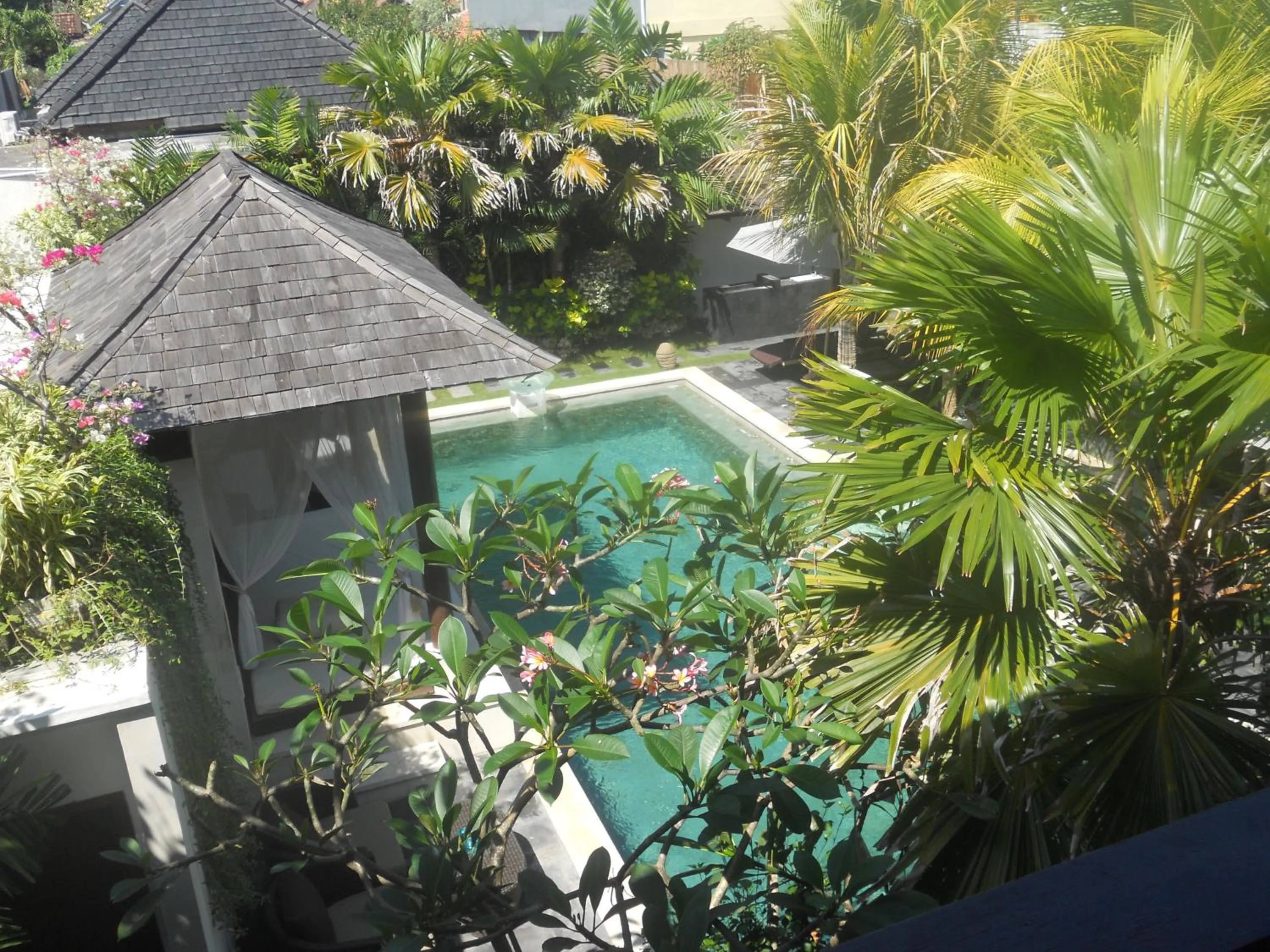 Pool view in Nike Villas