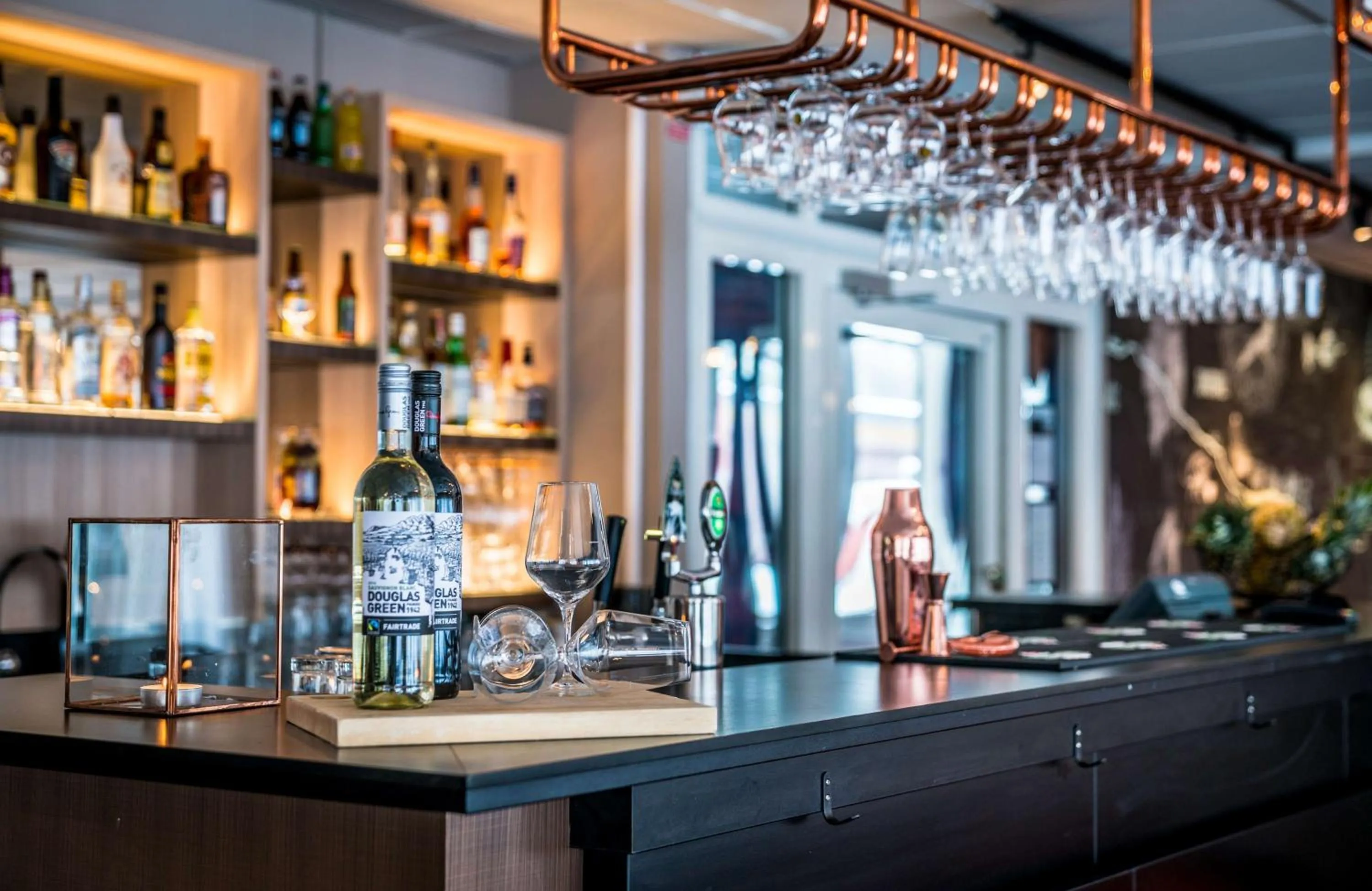 Lounge or bar in Scandic Östersund Syd