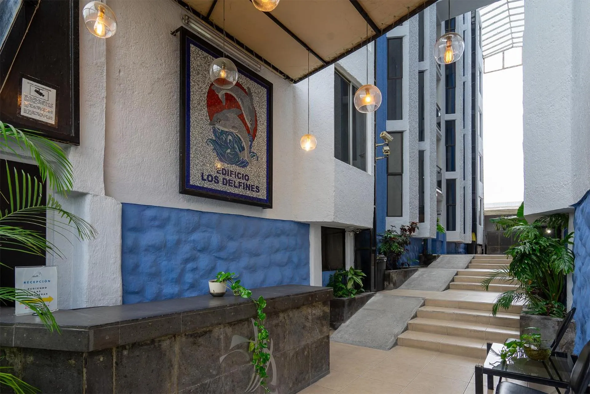 Lobby or reception in Hotel delf-inn