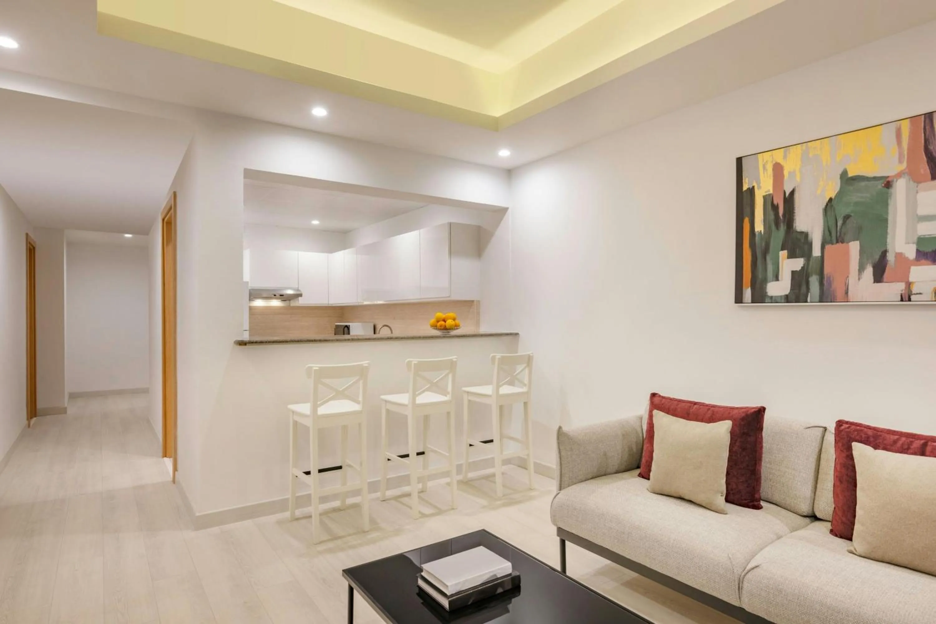 Photo of the whole room in Marriott Executive Apartments City Center Doha