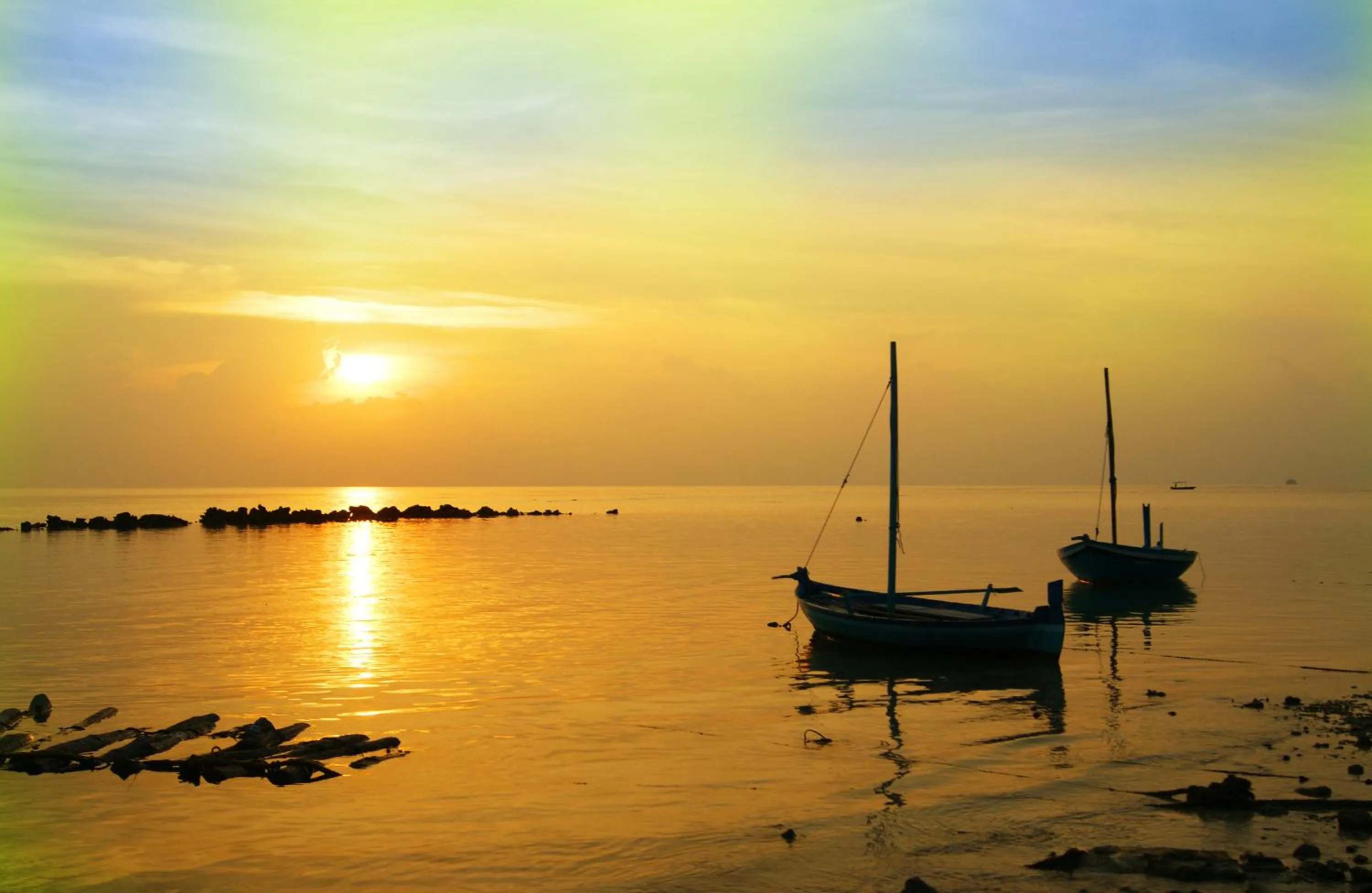 Sea view in By the shade Maldives
