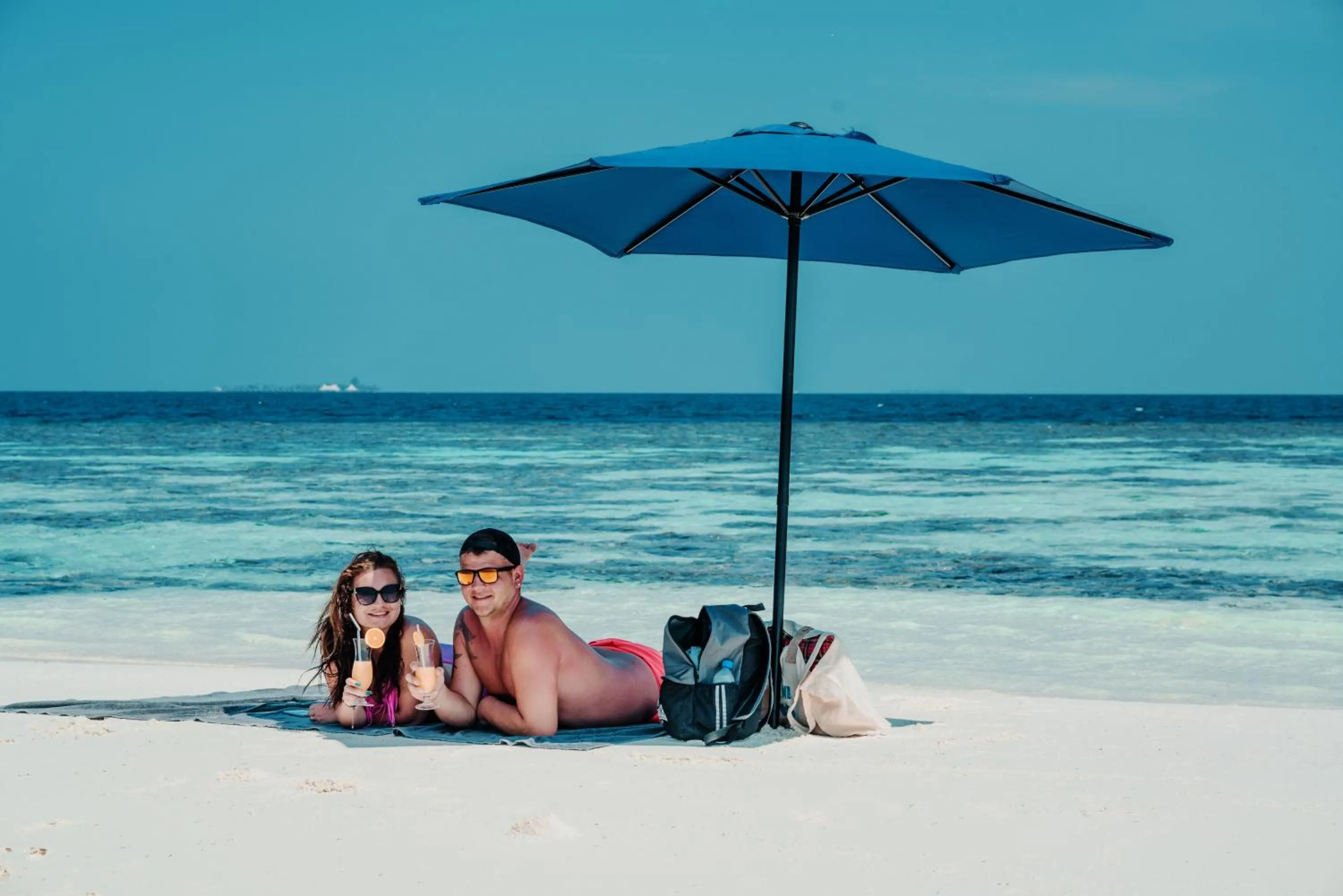 By the shade Maldives