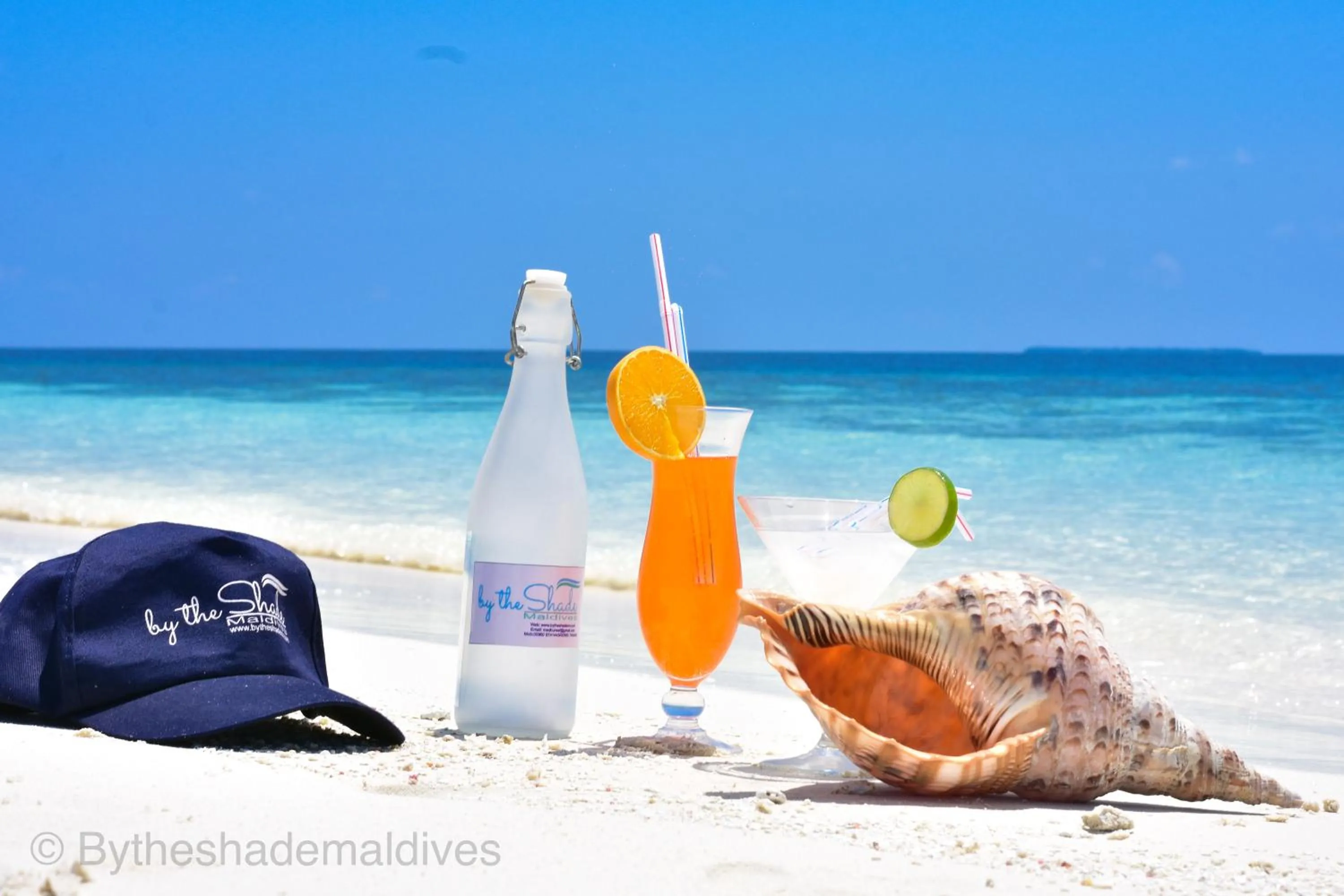 By the shade Maldives