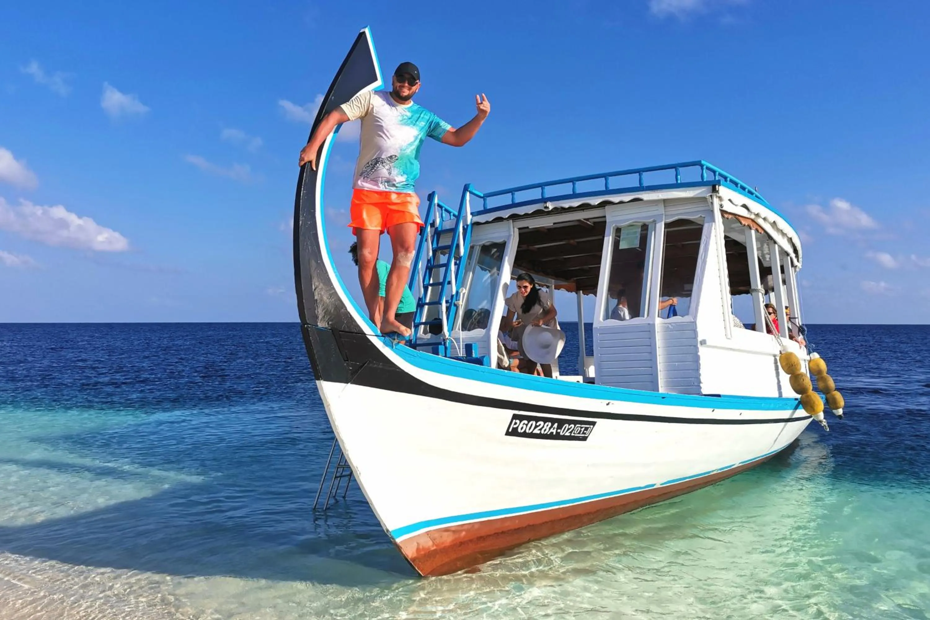 By the shade Maldives
