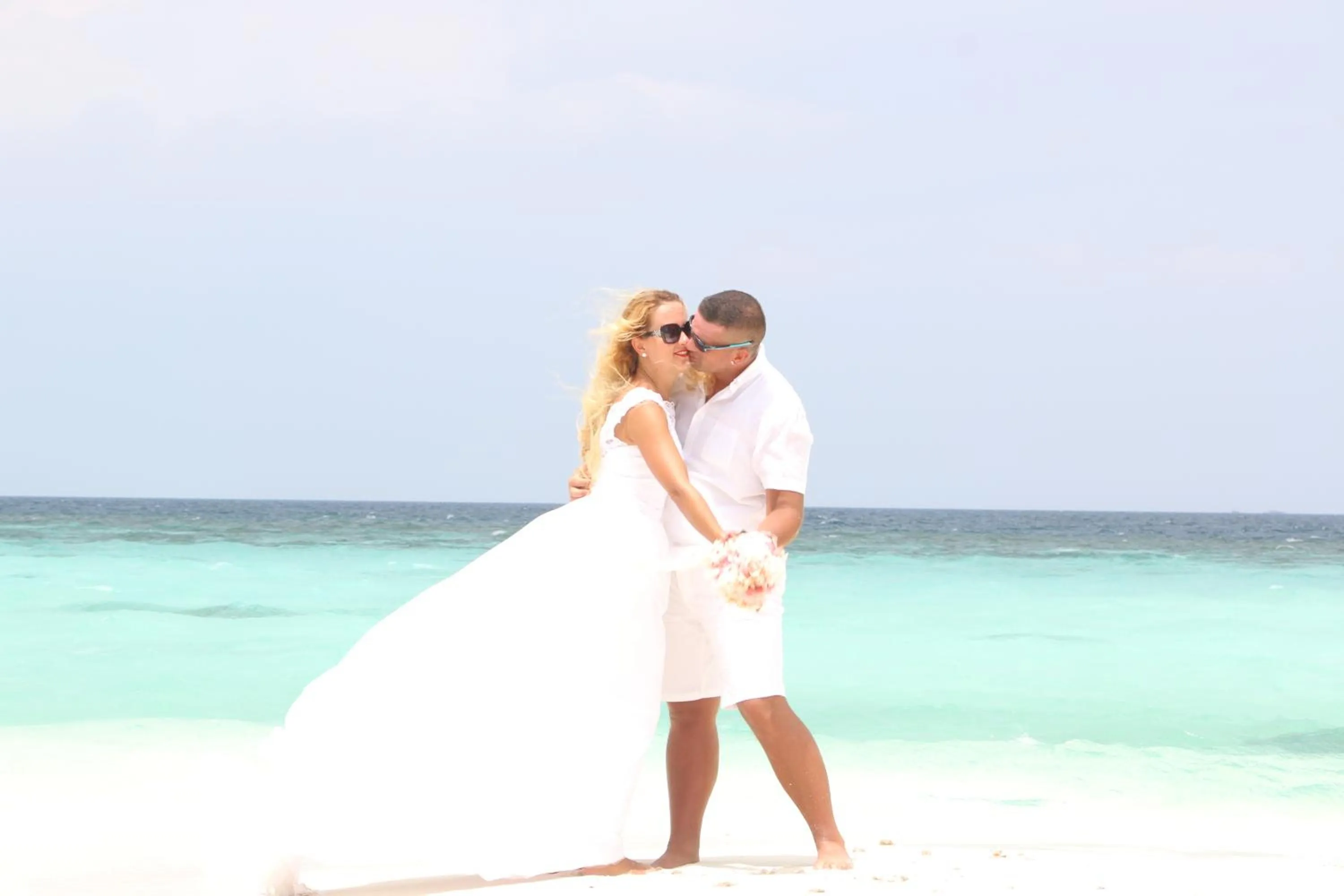 By the shade Maldives