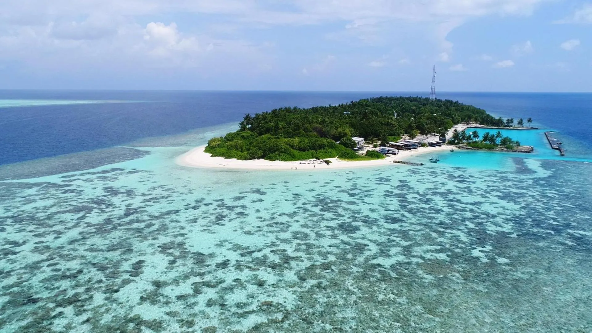 Bird's eye view in By the shade Maldives