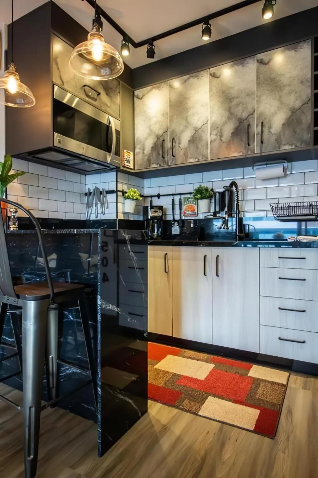 Kitchen or kitchenette in Edifício Summit Pinheiros, Aptos com Wi-Fi, Ar Condicionado, Varanda, Piscina, Academia e Estacionamento, Próximo ao Metrô