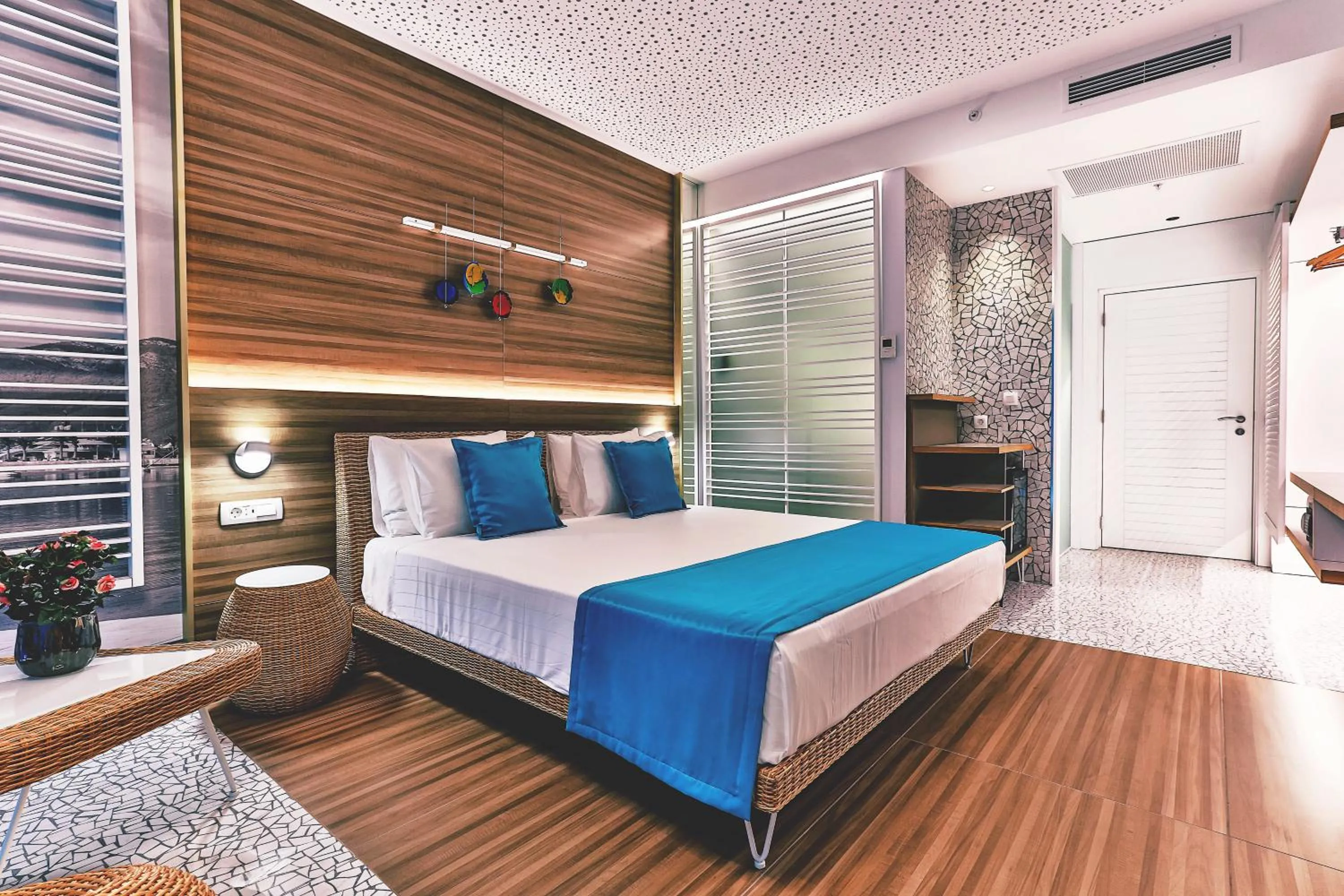 Bedroom, Bed in Carine Hotel Kumbor Superior