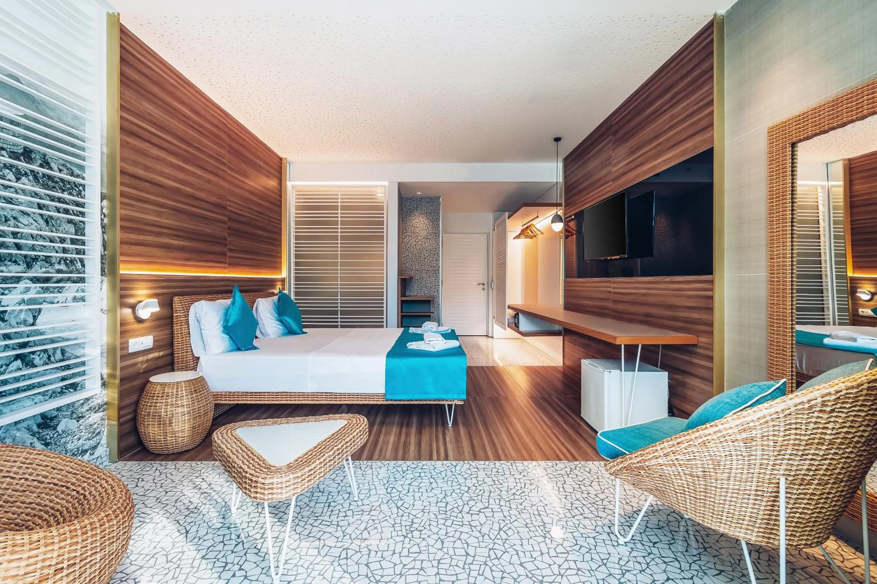 Bed in Carine Hotel Kumbor Superior