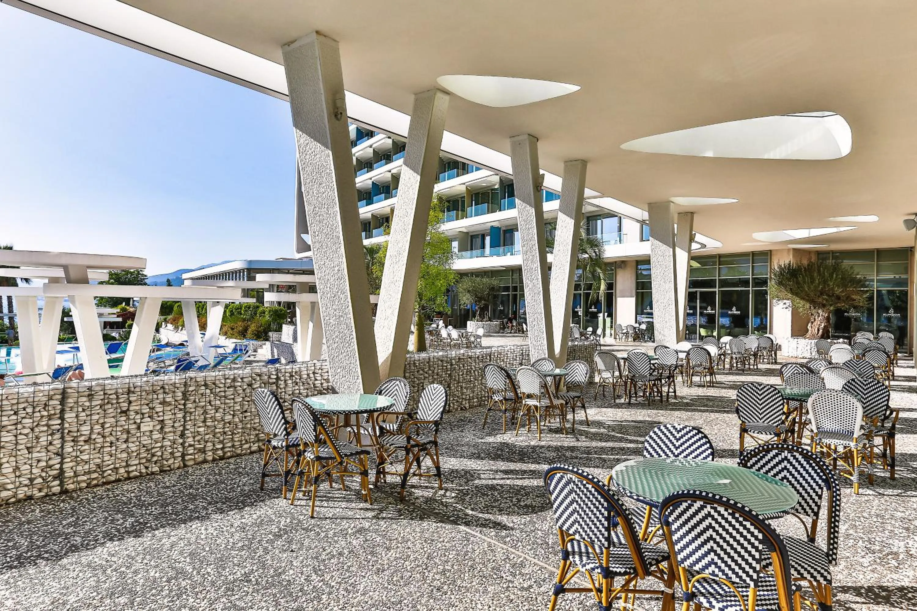Balcony/Terrace in Carine Hotel Kumbor Superior