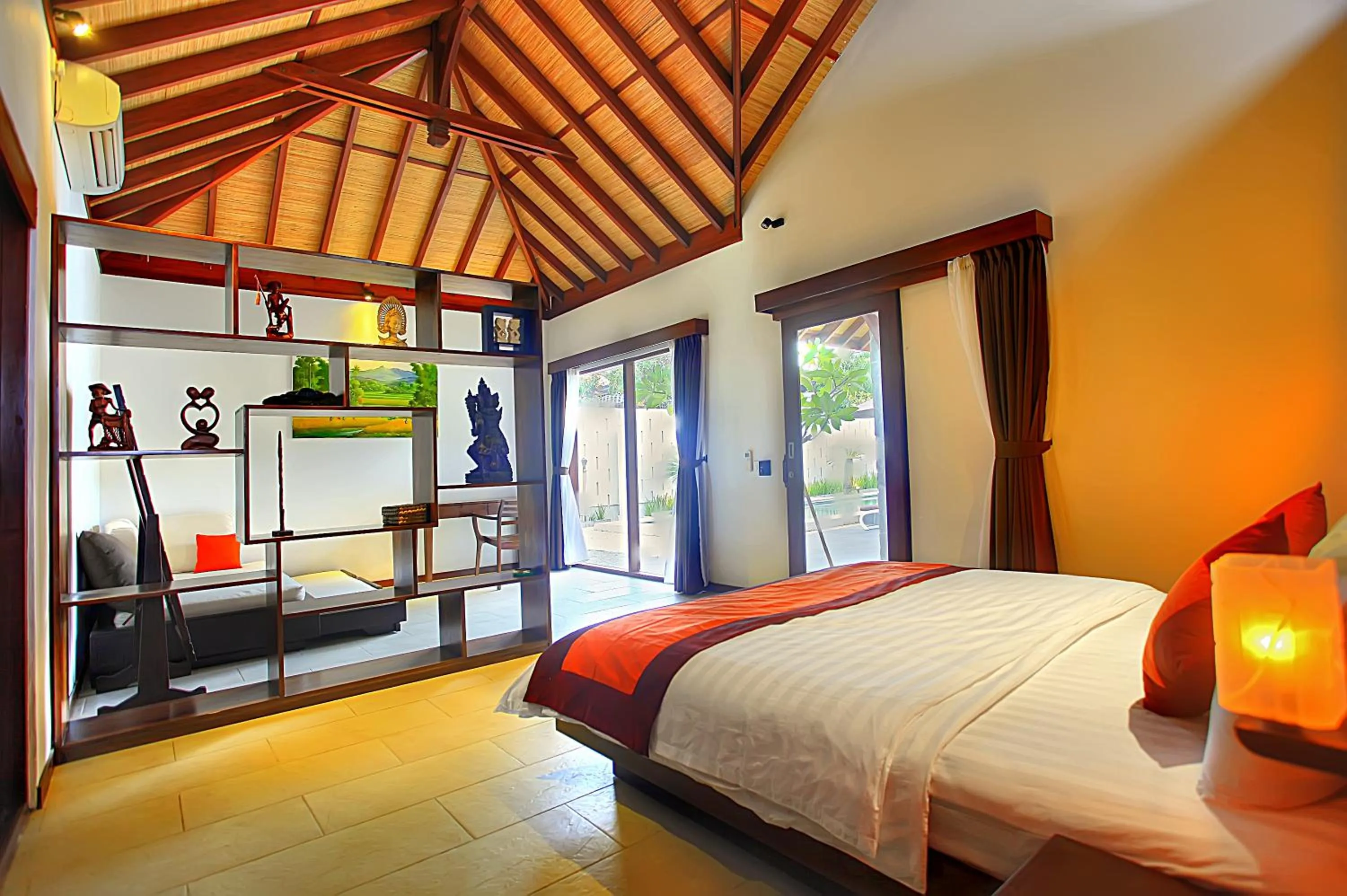 Bedroom, Bed in Villa Esperanto Seminyak