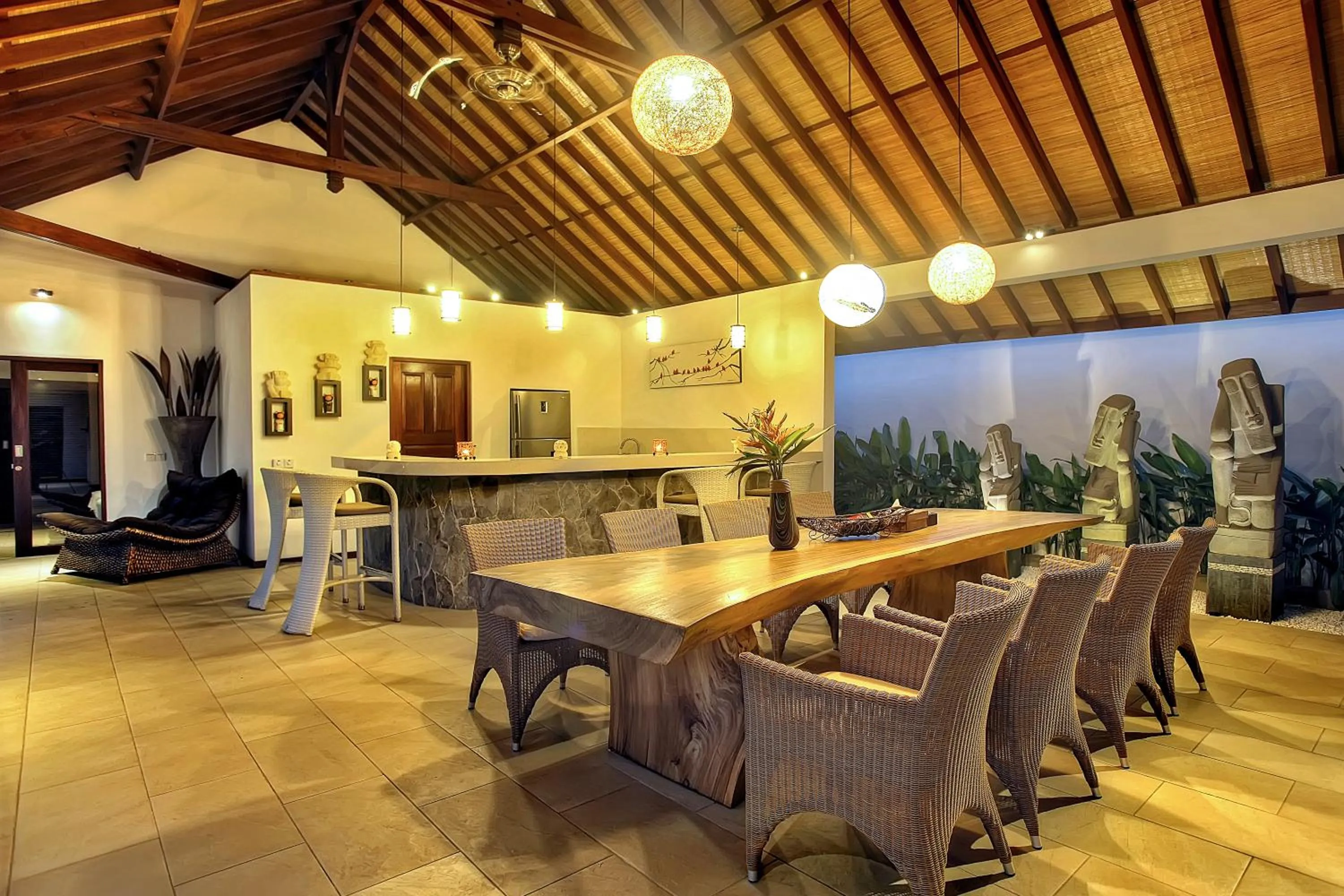 Dining area in Villa Esperanto Seminyak
