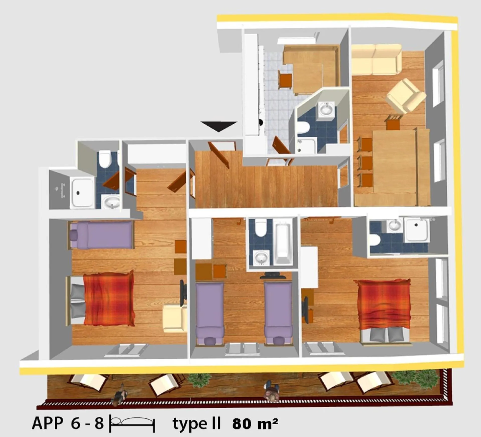 AppartChalet LA RONDULA - 100m from Seceda