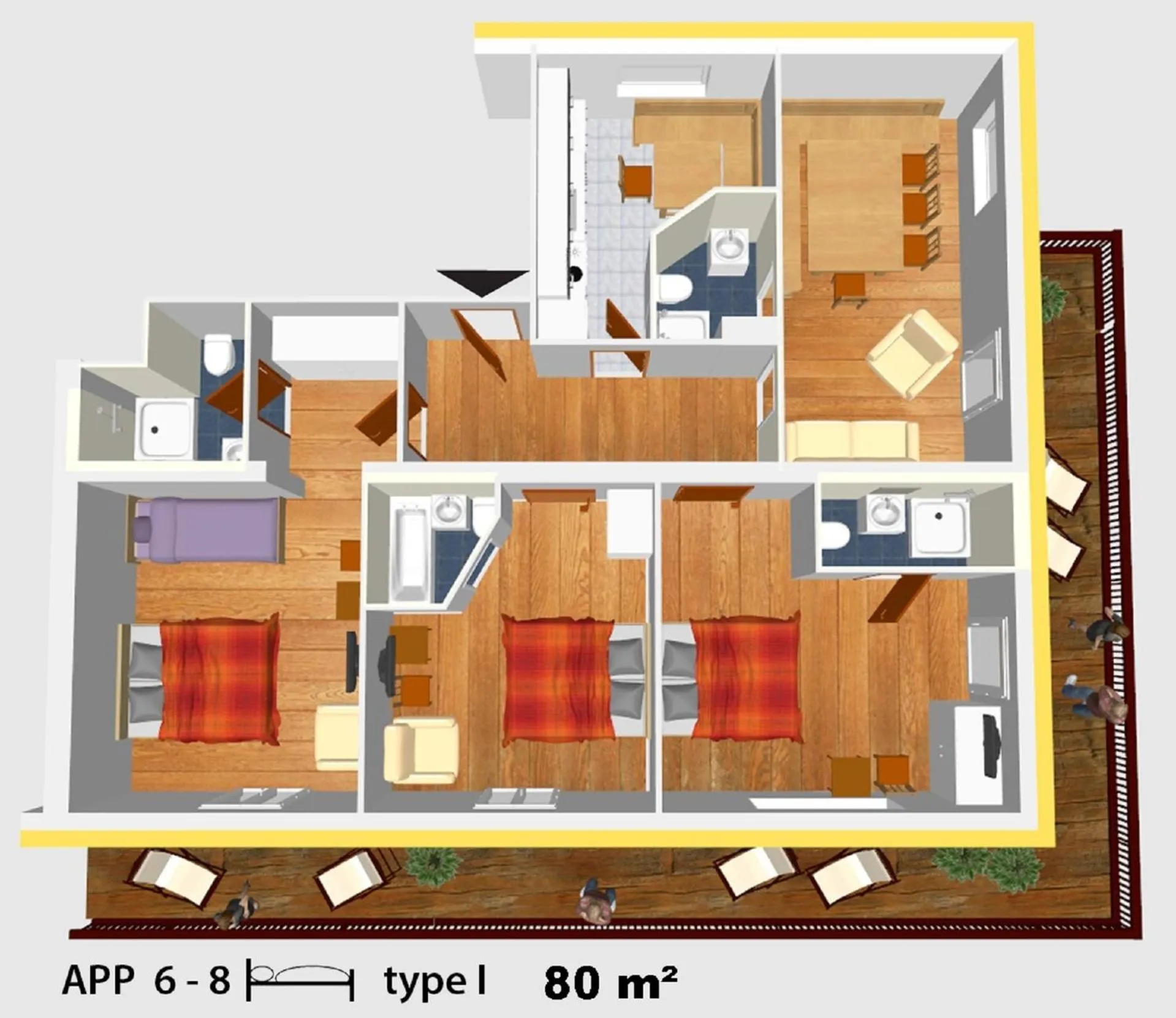 AppartChalet LA RONDULA - 100m from Seceda