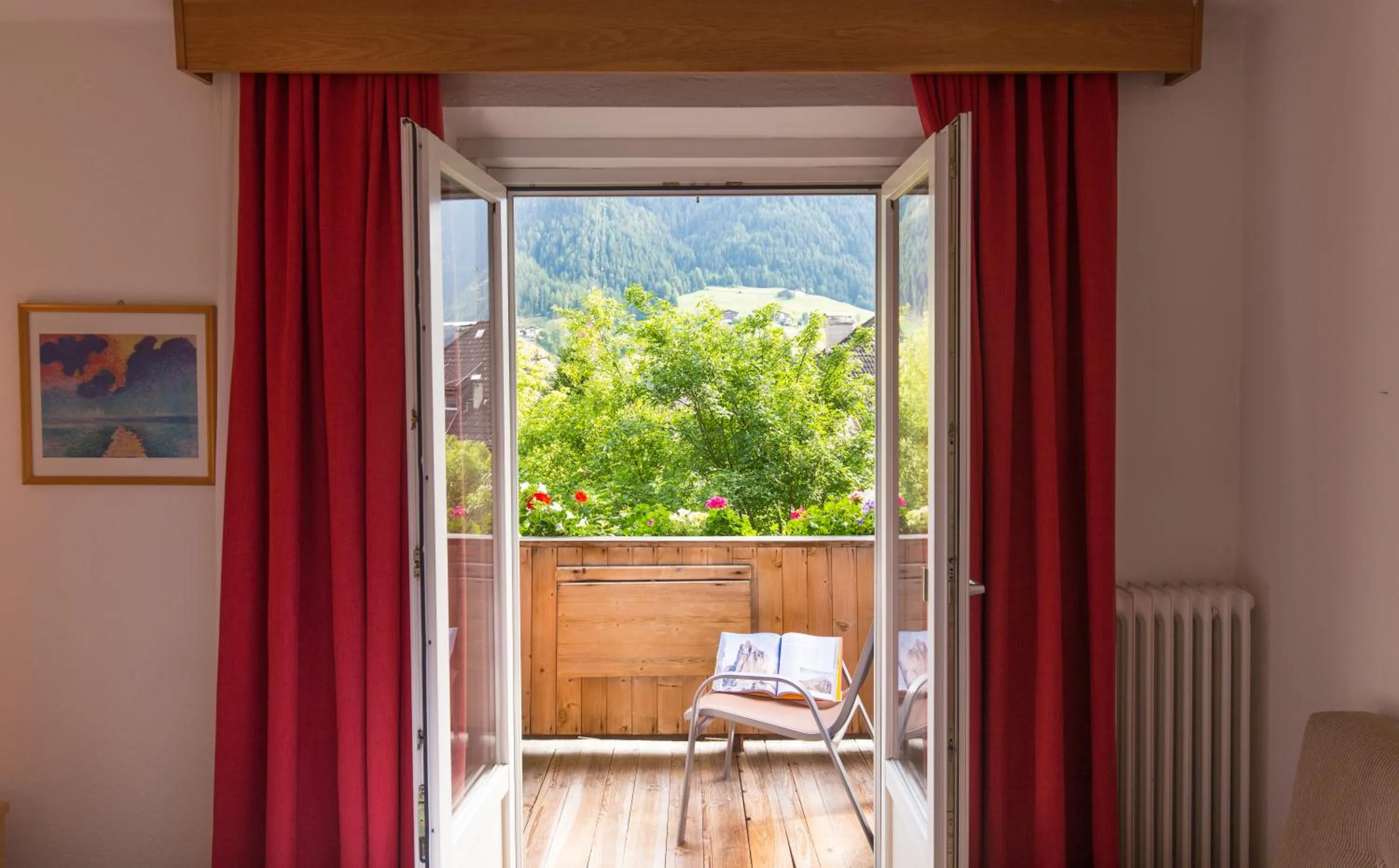 View (from property/room) in AppartChalet LA RONDULA - 100m from Seceda