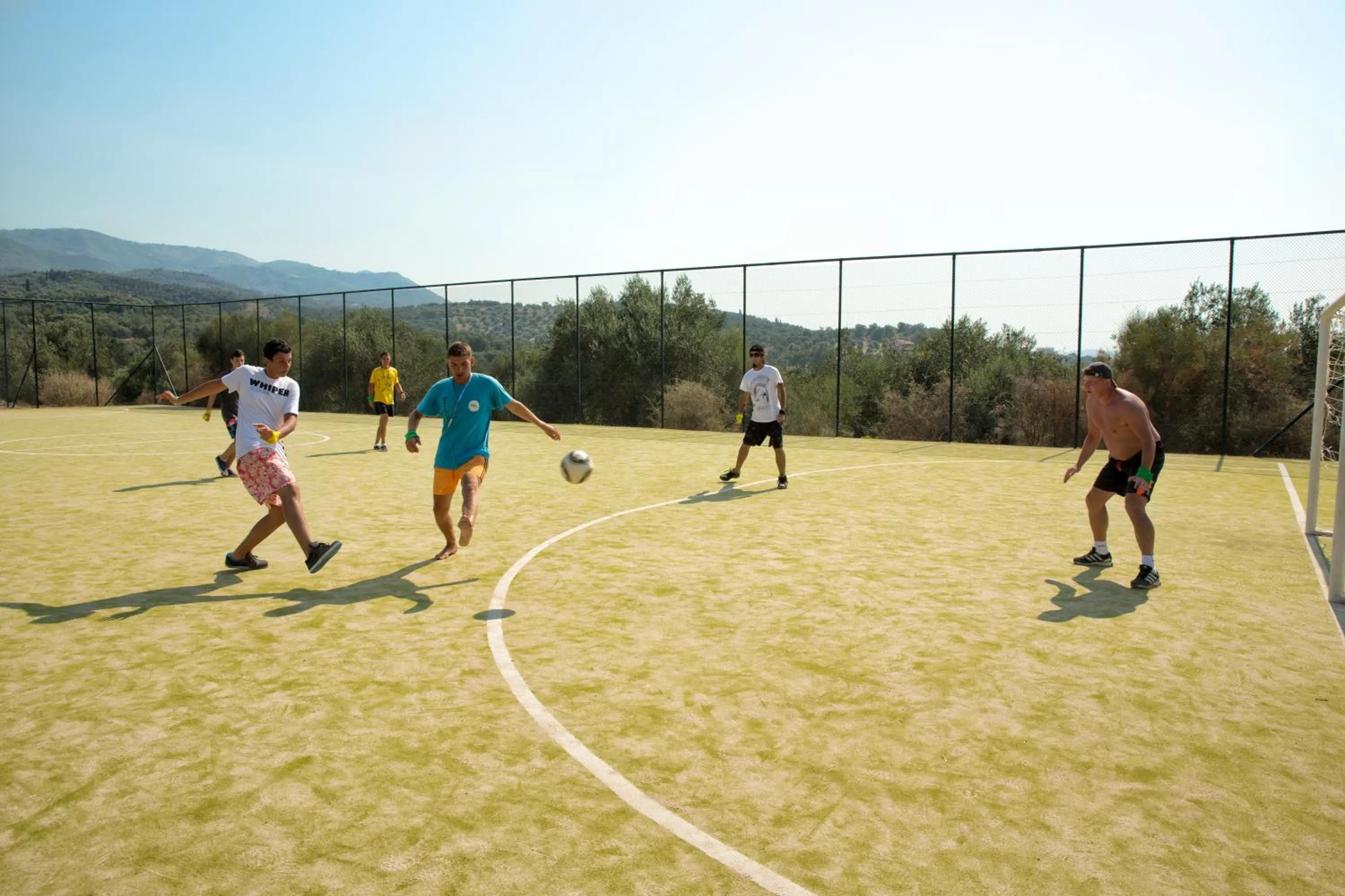People in Mareblue Beach