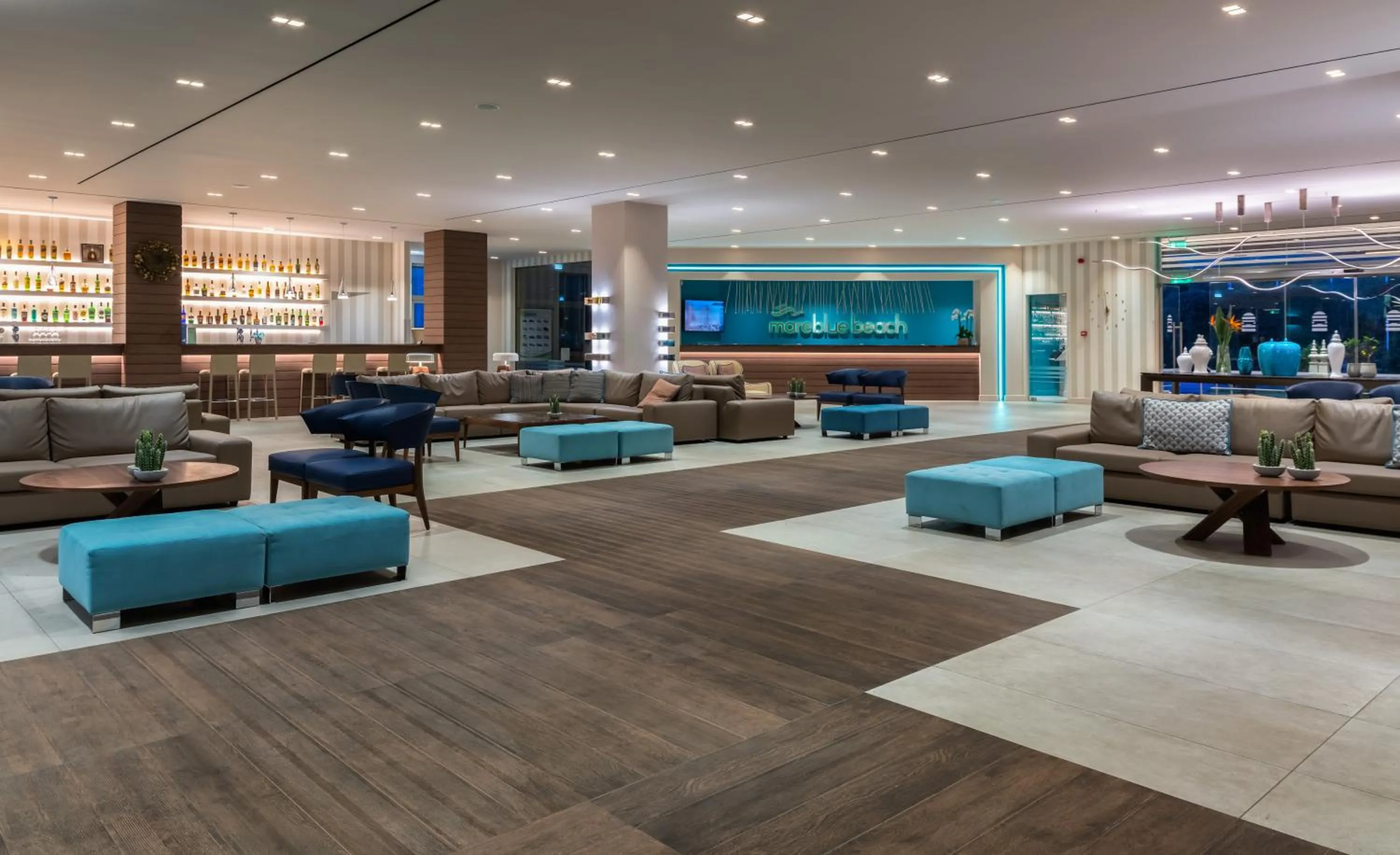 Lobby or reception in Mareblue Beach