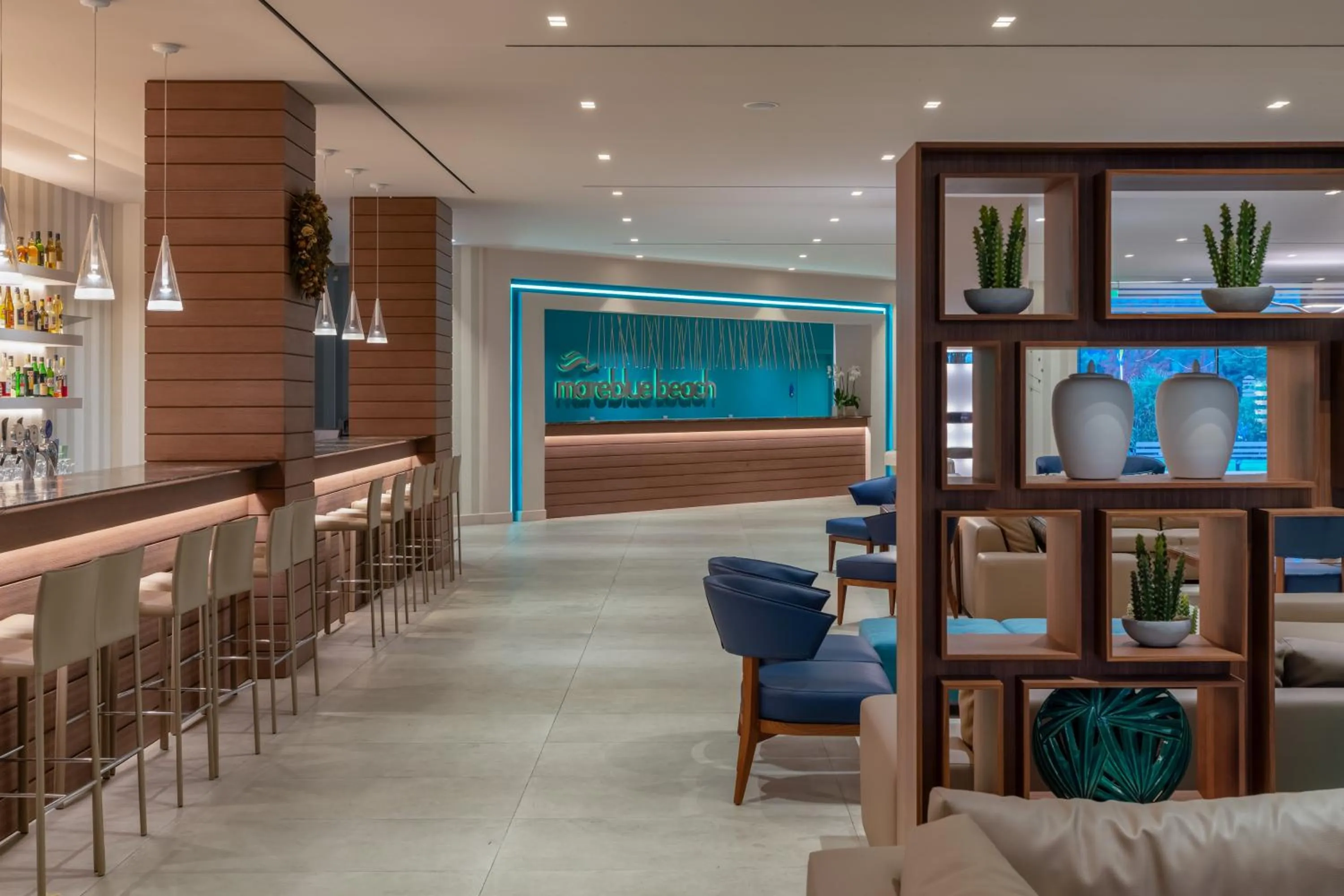 Lobby or reception in Mareblue Beach