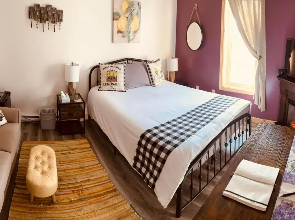 Bed in Deer Creek Winery at Brooks Estate