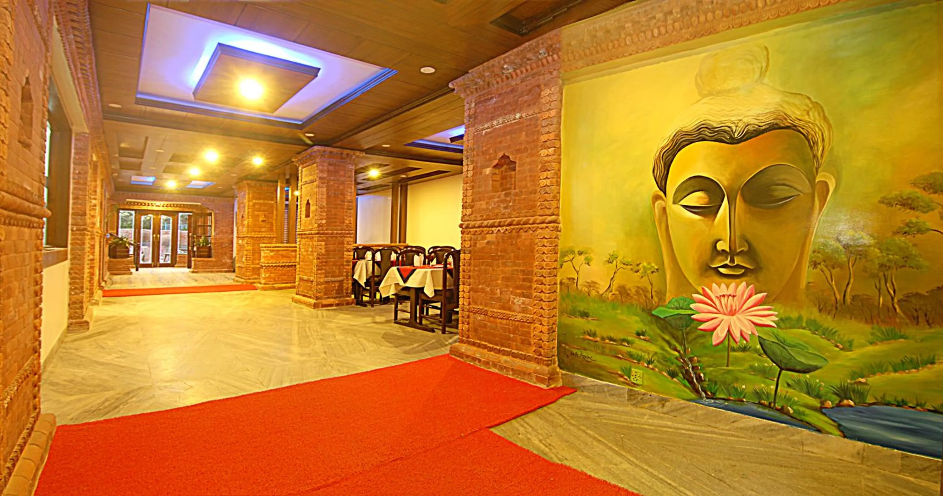 Lobby or reception in Hotel Buddha
