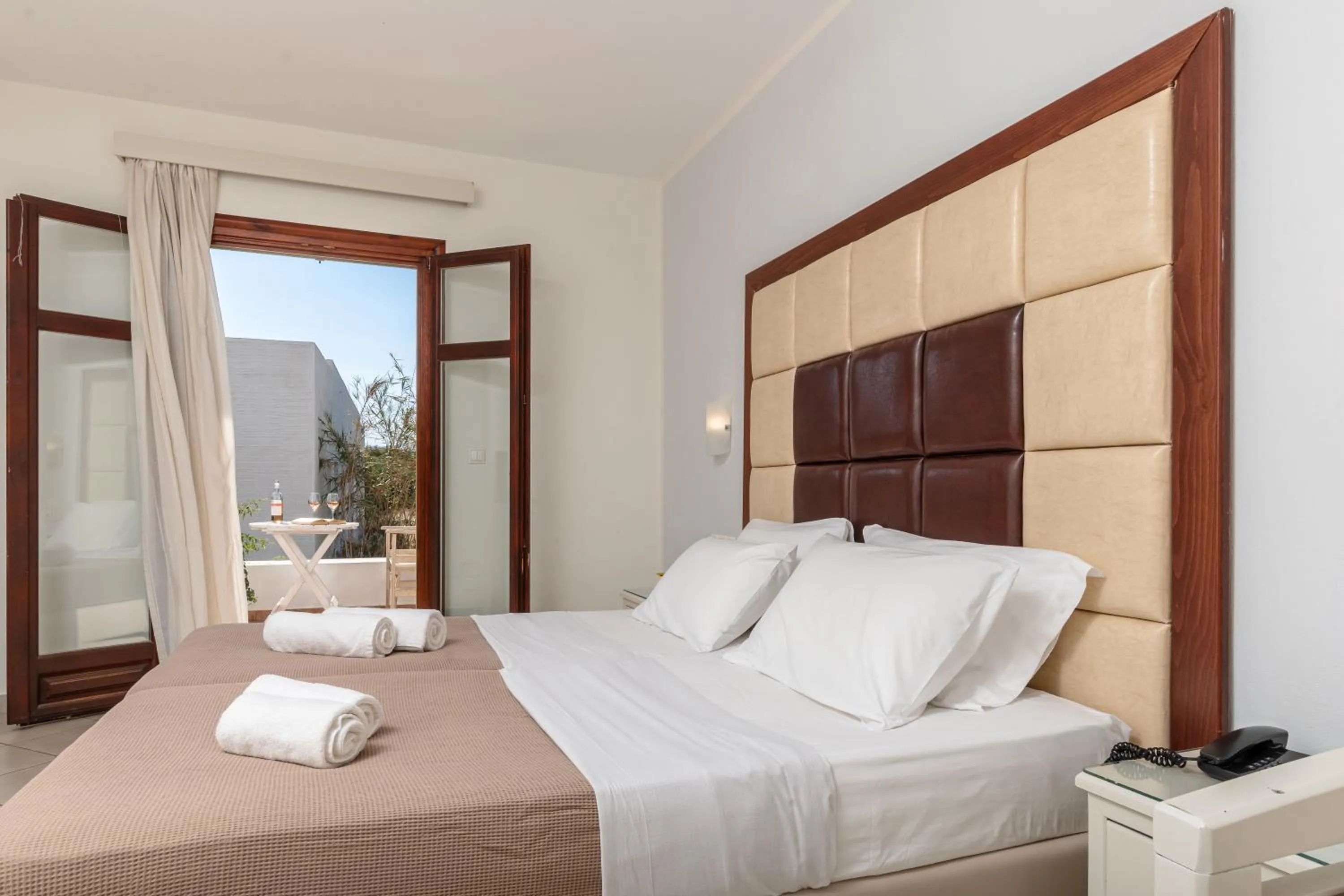 Bed in Plaka Hotel II