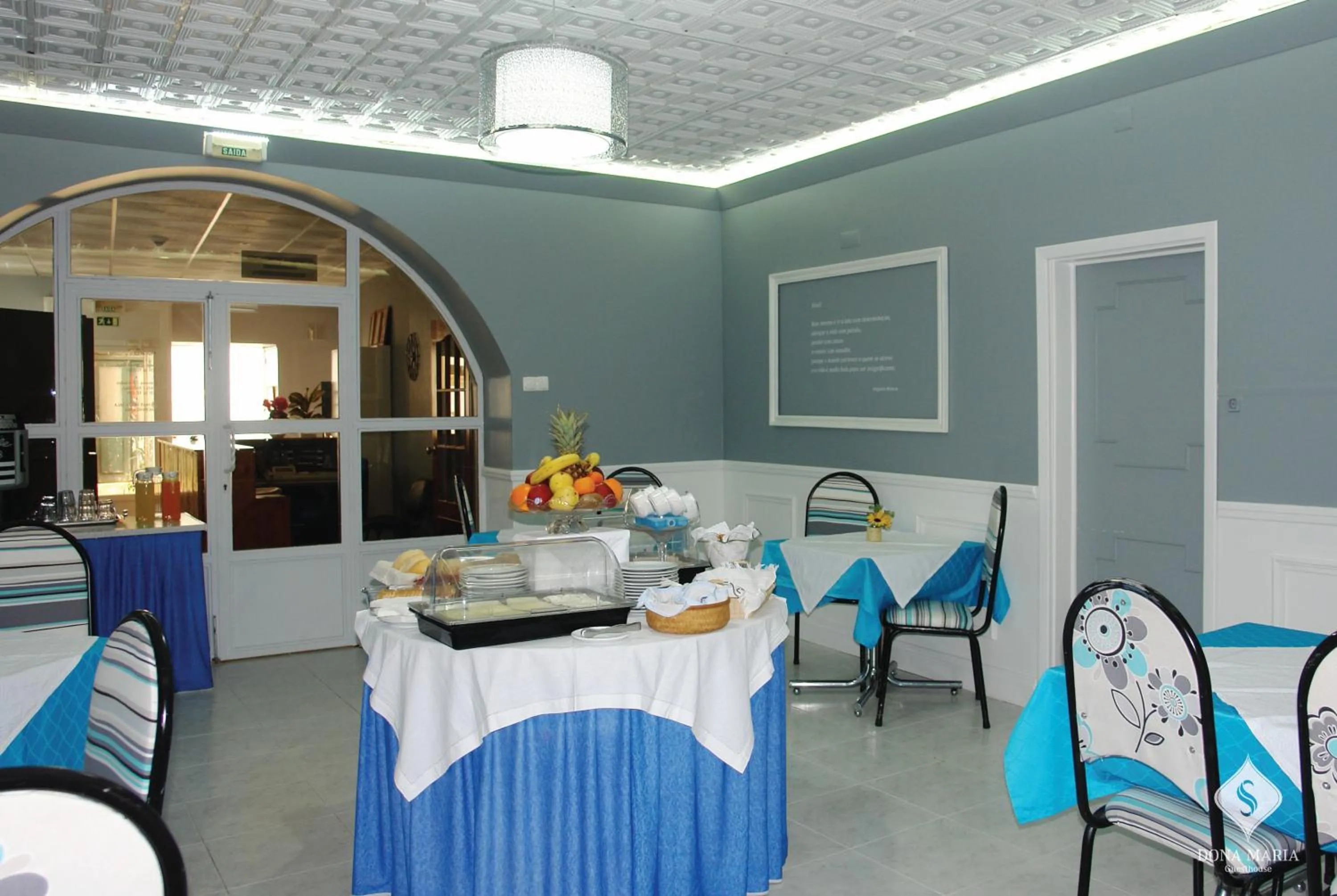 Dining area in Dona Maria