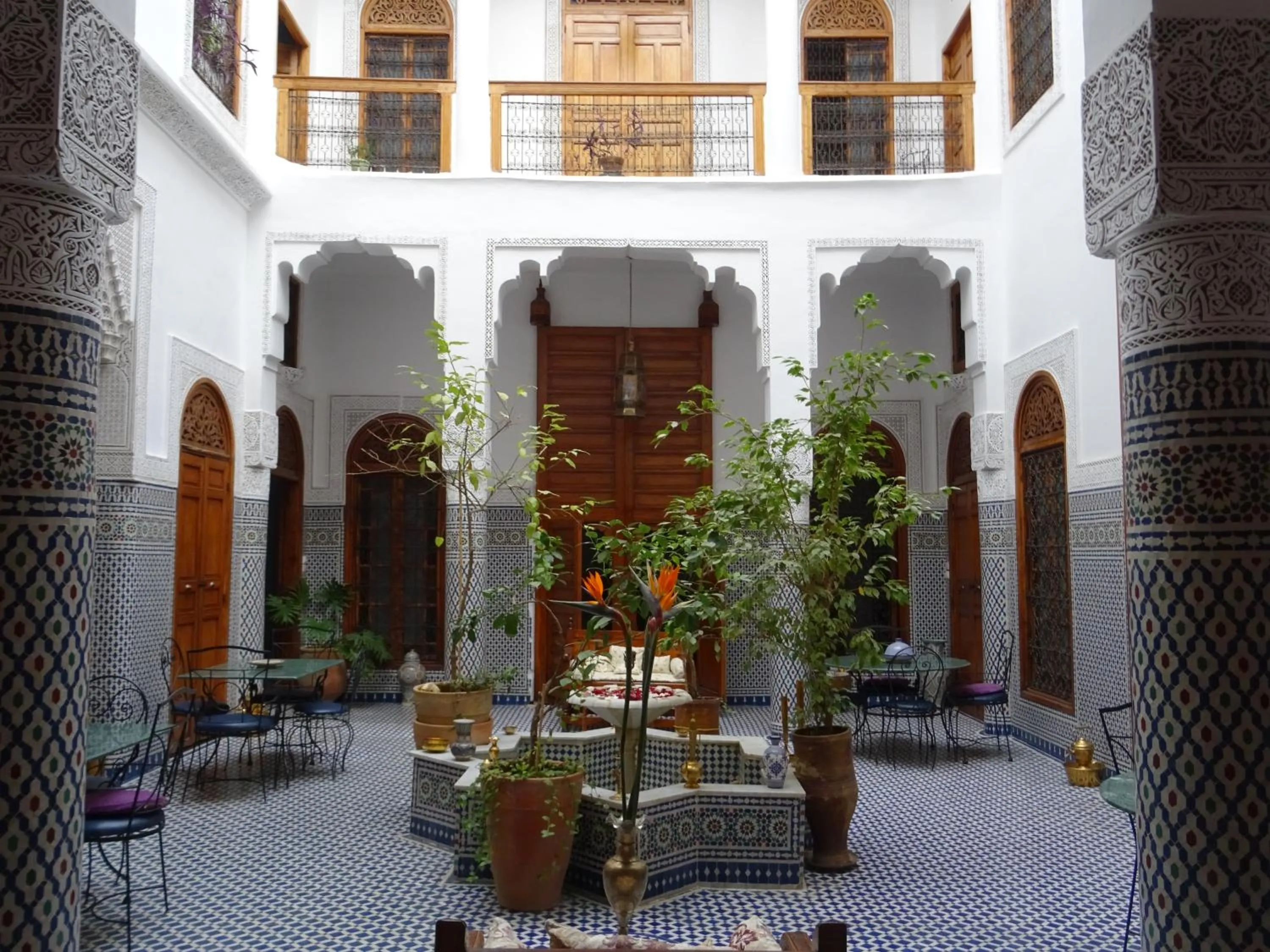 Inner courtyard view in Dar Al Safadi