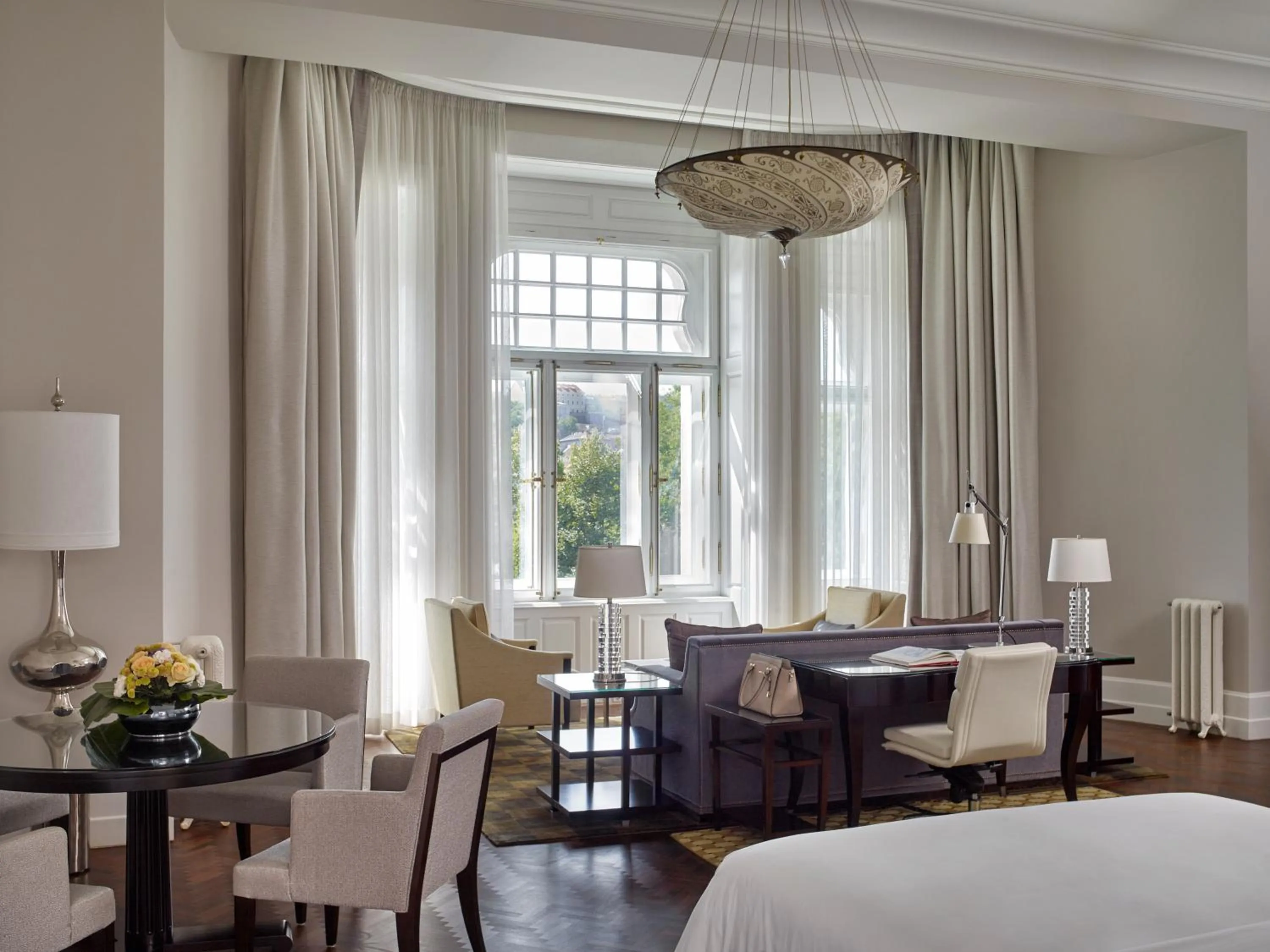 Living room, Bed in Four Seasons Hotel Gresham Palace Budapest