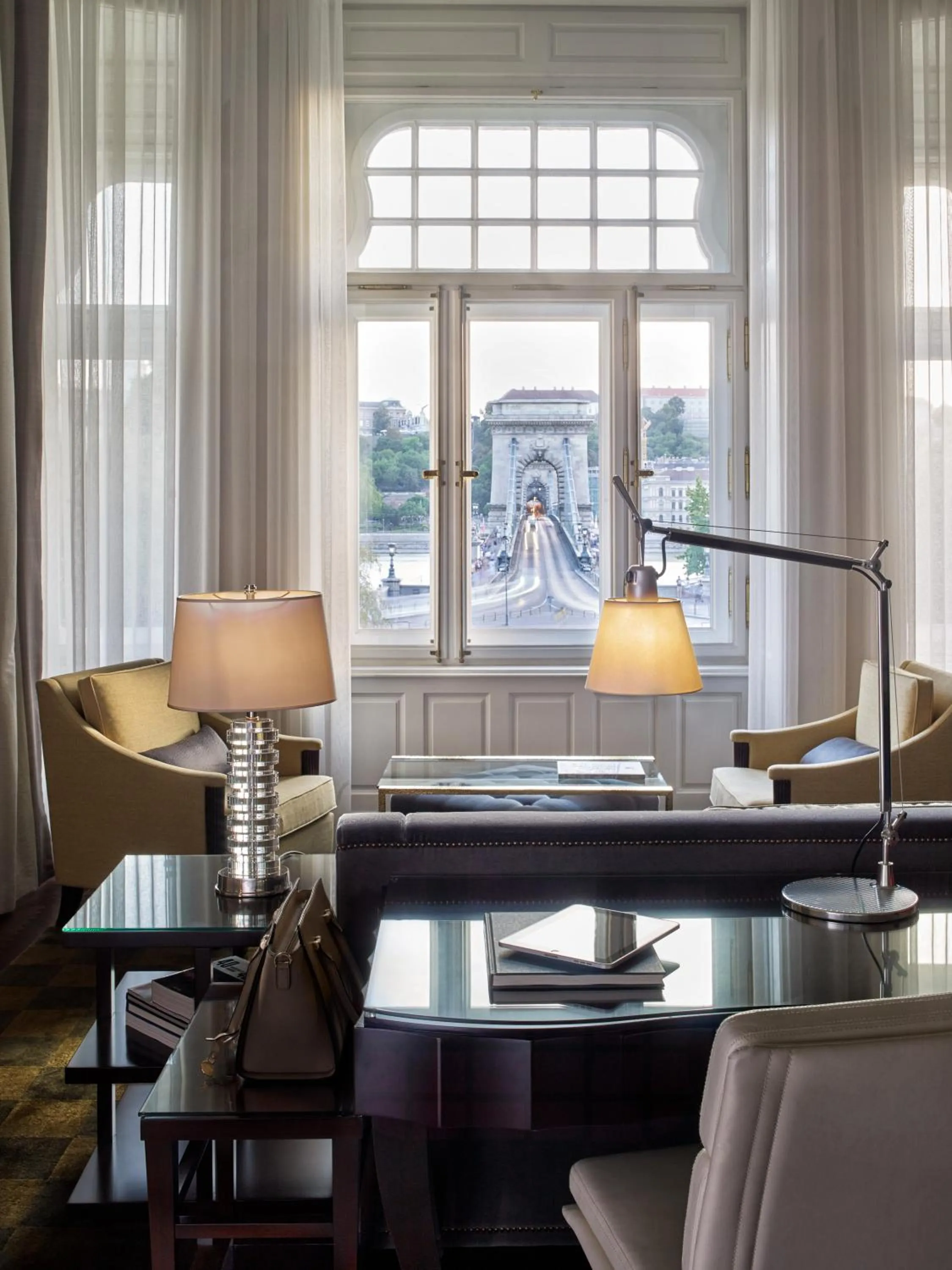 Living room in Four Seasons Hotel Gresham Palace Budapest