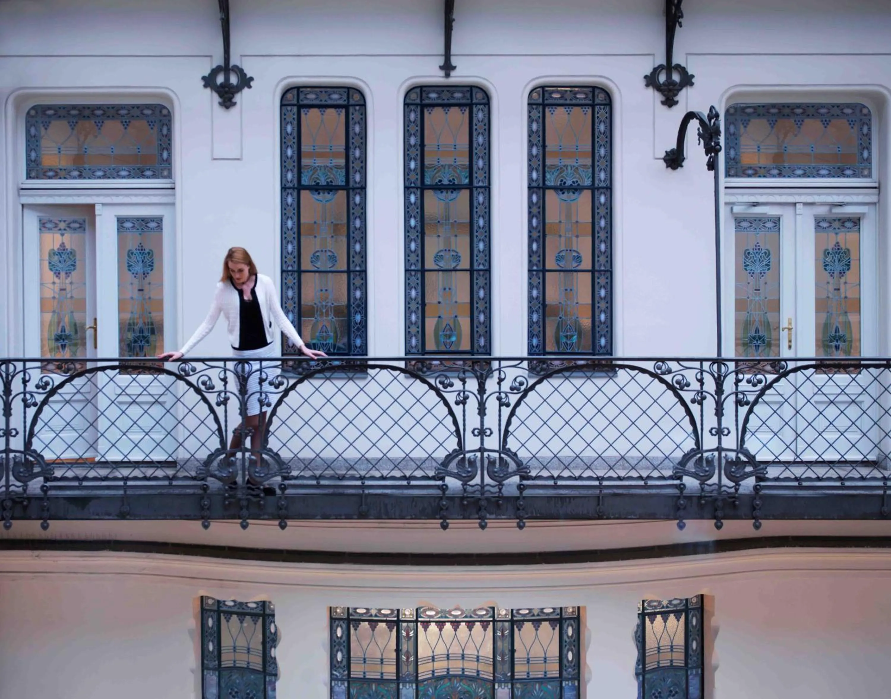 Facade/entrance in Four Seasons Hotel Gresham Palace Budapest
