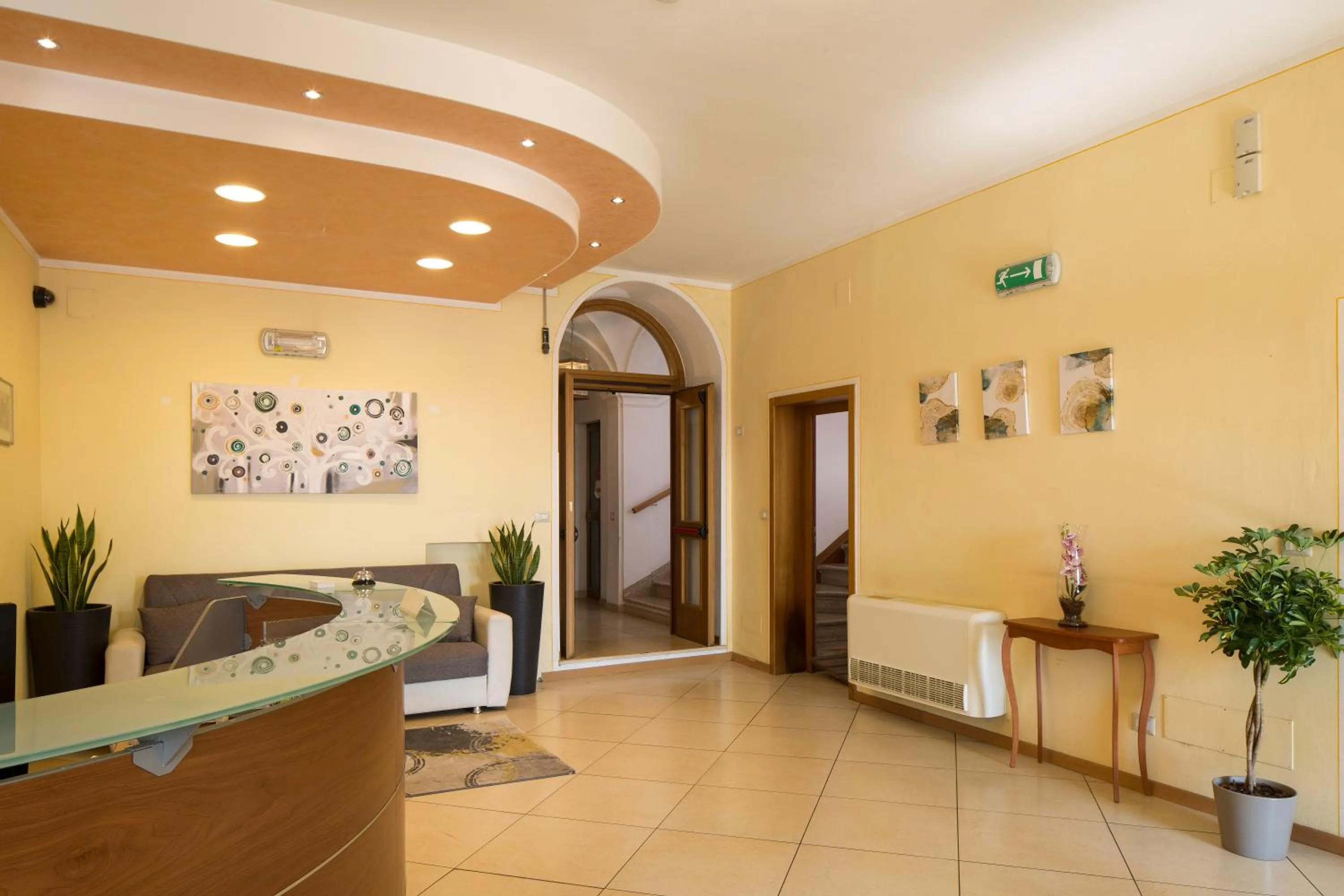Lobby or reception in Hotel Sacro Cuore